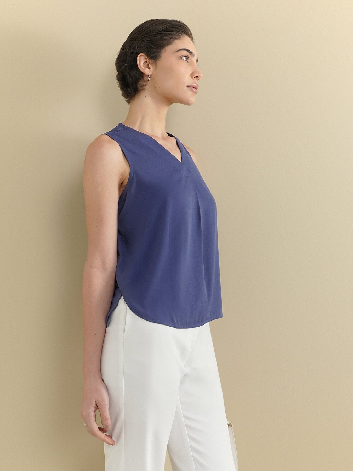 V-Neck Camisole - Blue