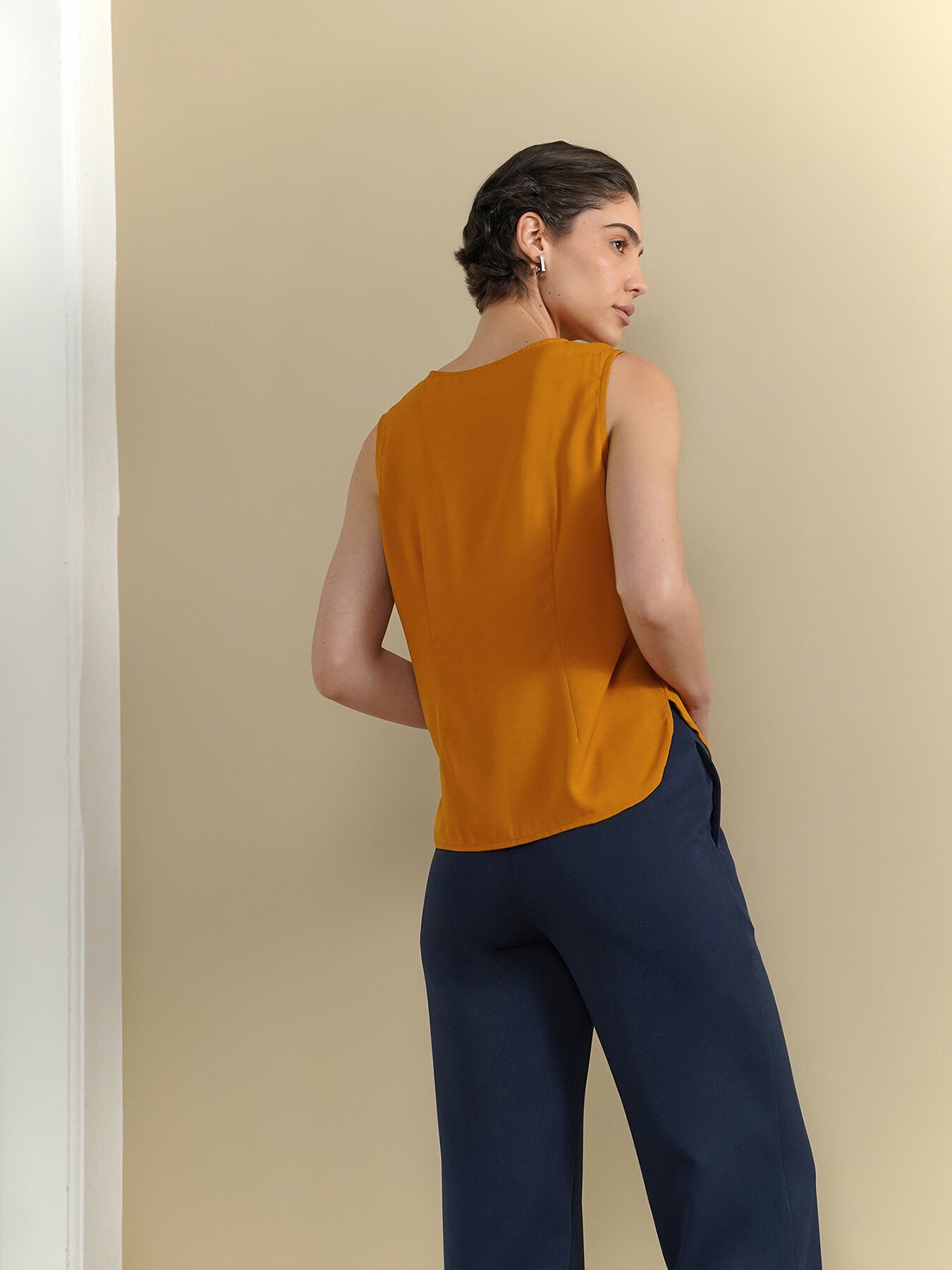 V-Neck Camisole - Mustard