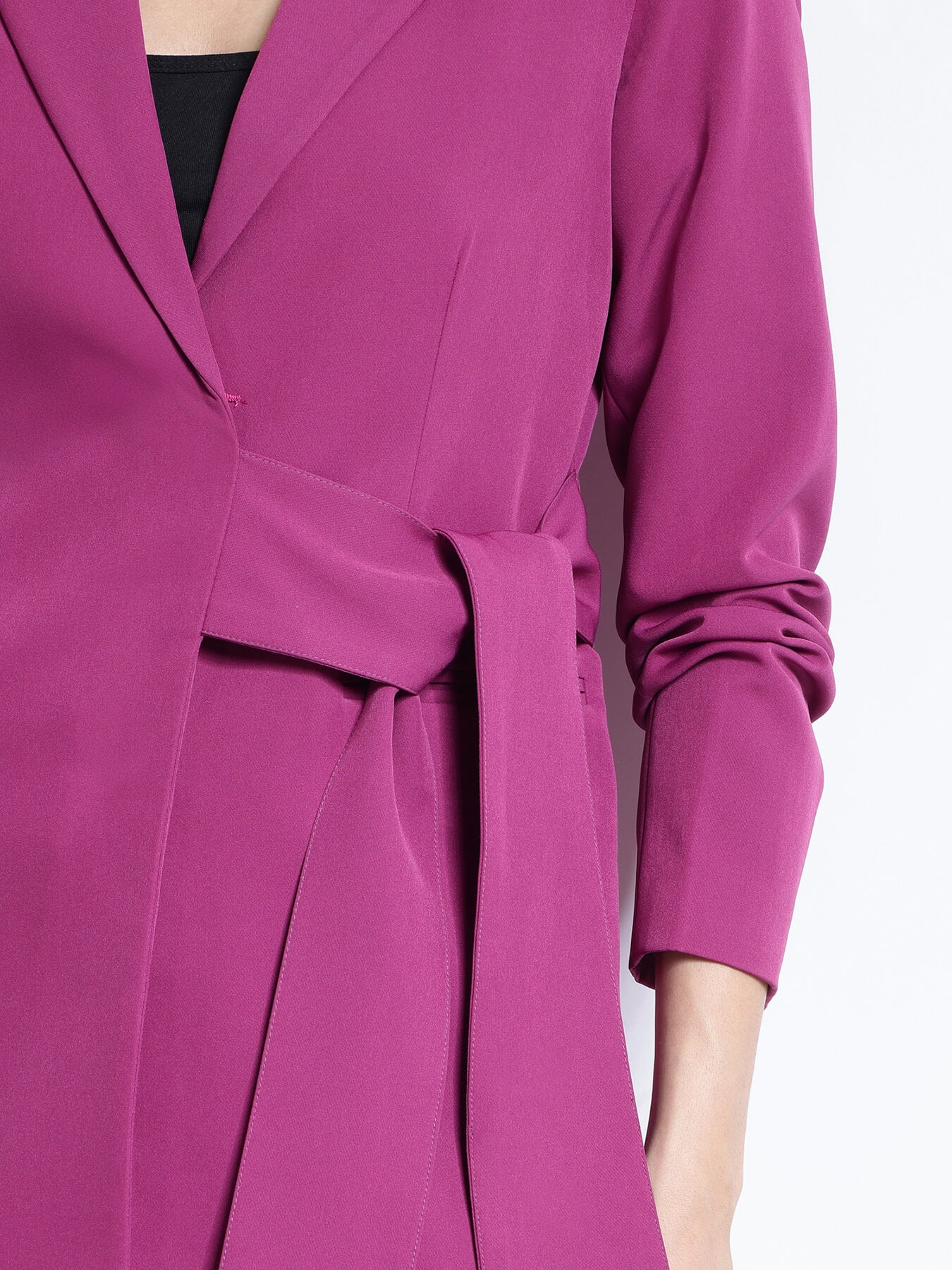Waistcoat and Straight Fit Trousers Co-ord - Purple