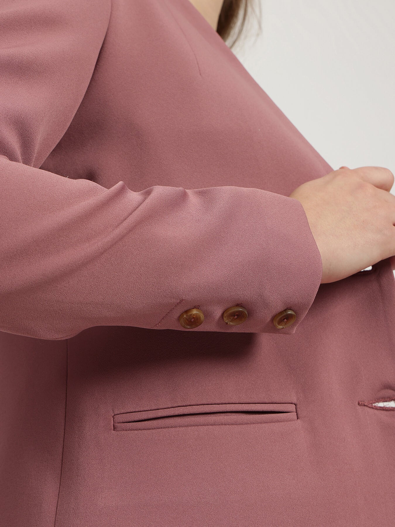 Blazer and Trousers Co-ord - Dusty Pink