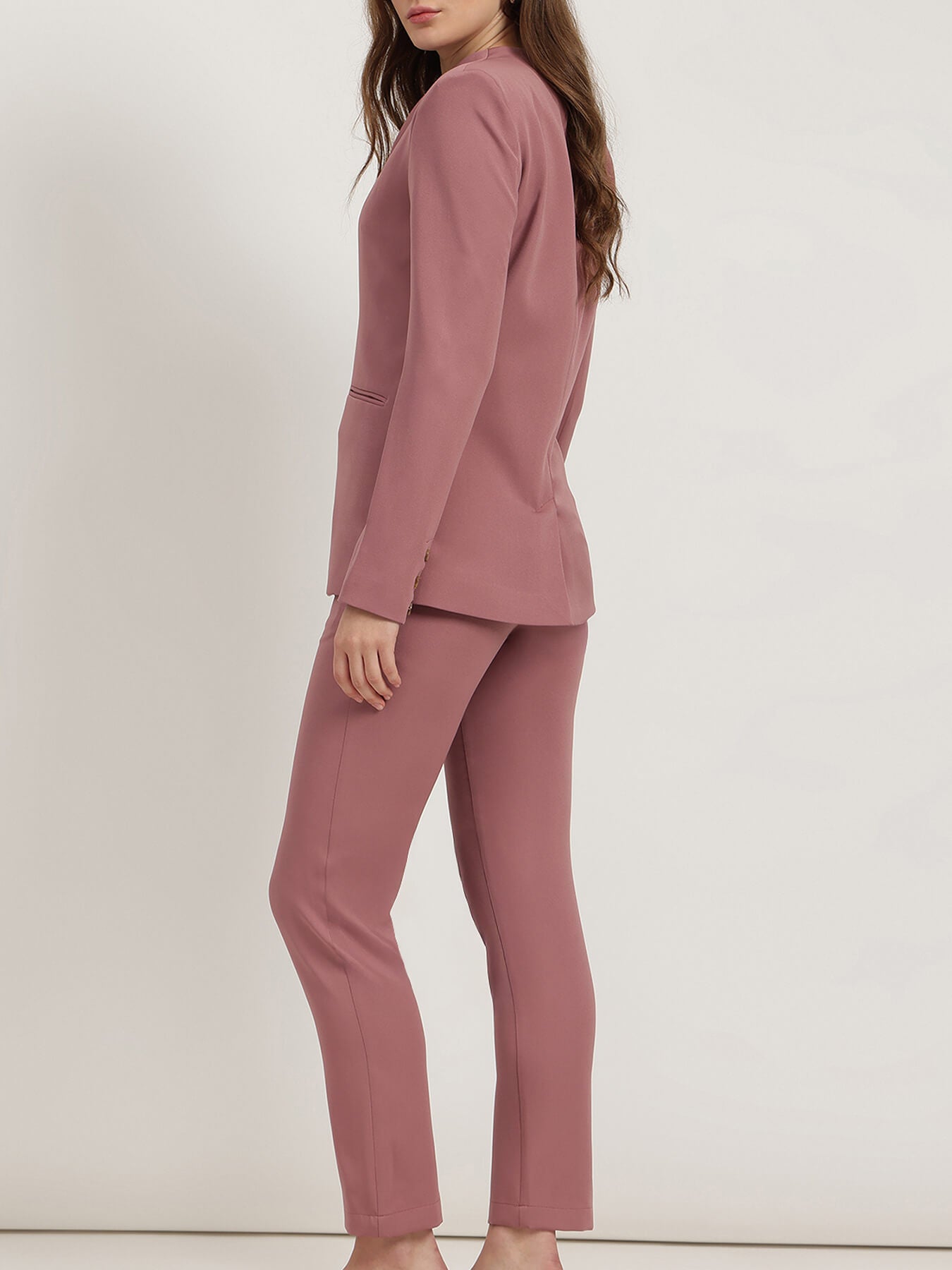 Blazer and Trousers Co-ord - Dusty Pink