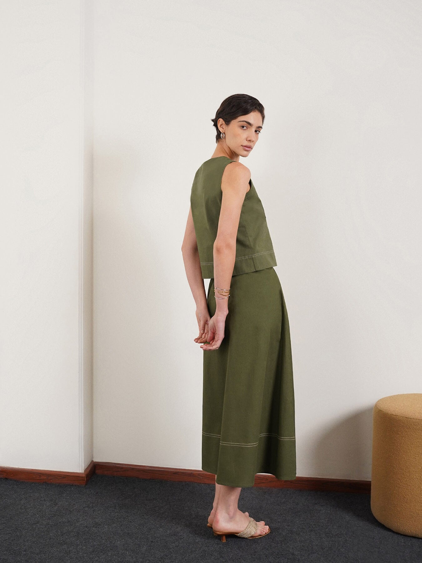 Cotton Coord - Olive