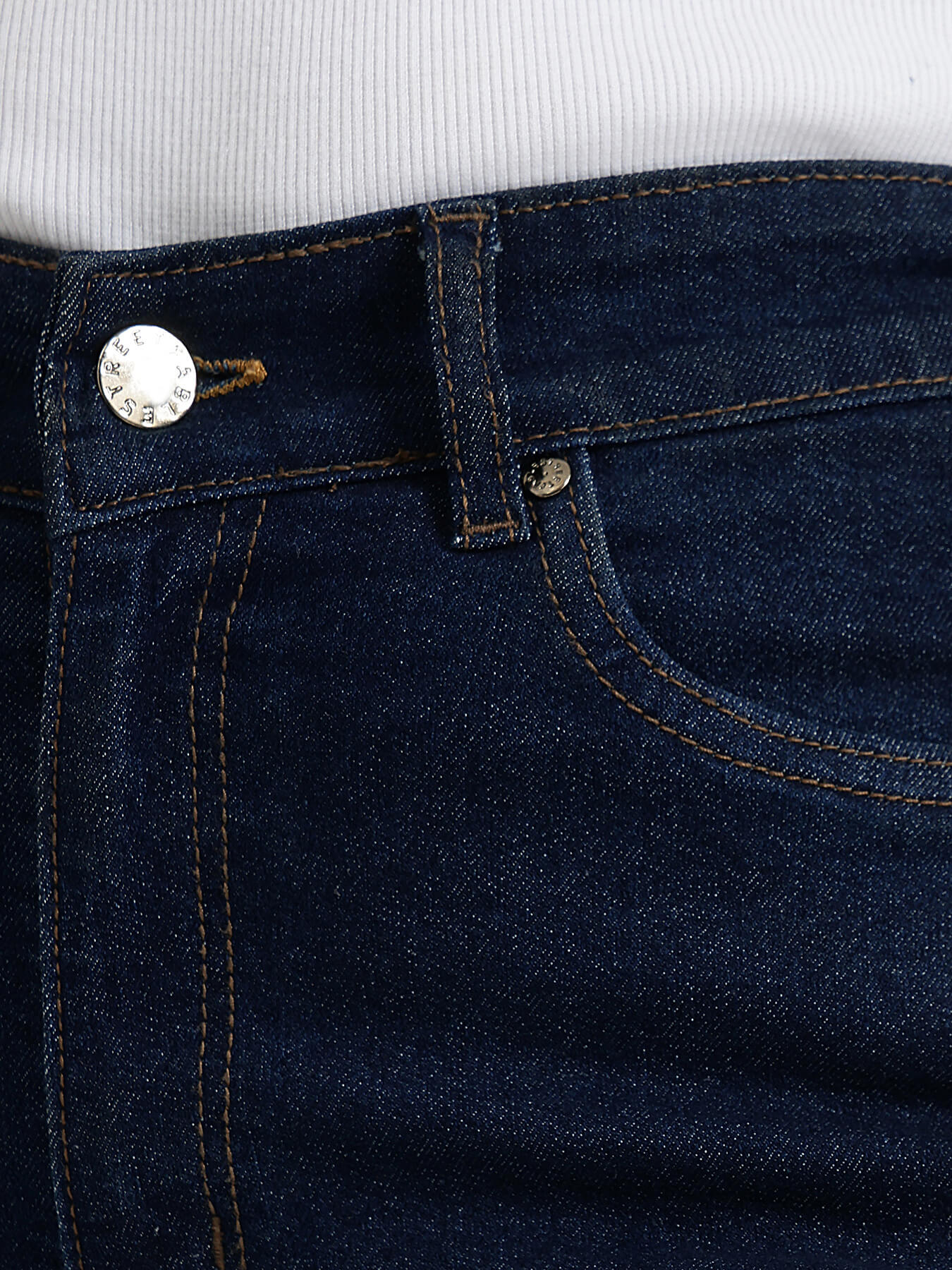 FableStreet Straight Fit Jeans - Dark Blue