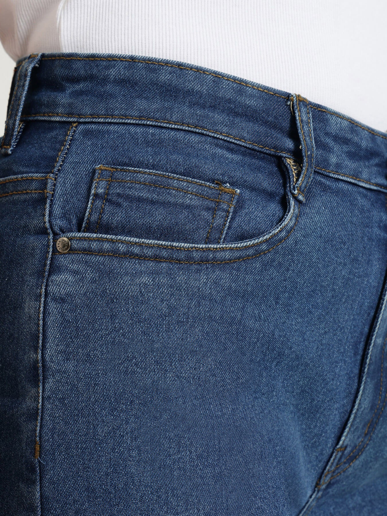 FableStreet Wide Leg Jeans - Blue