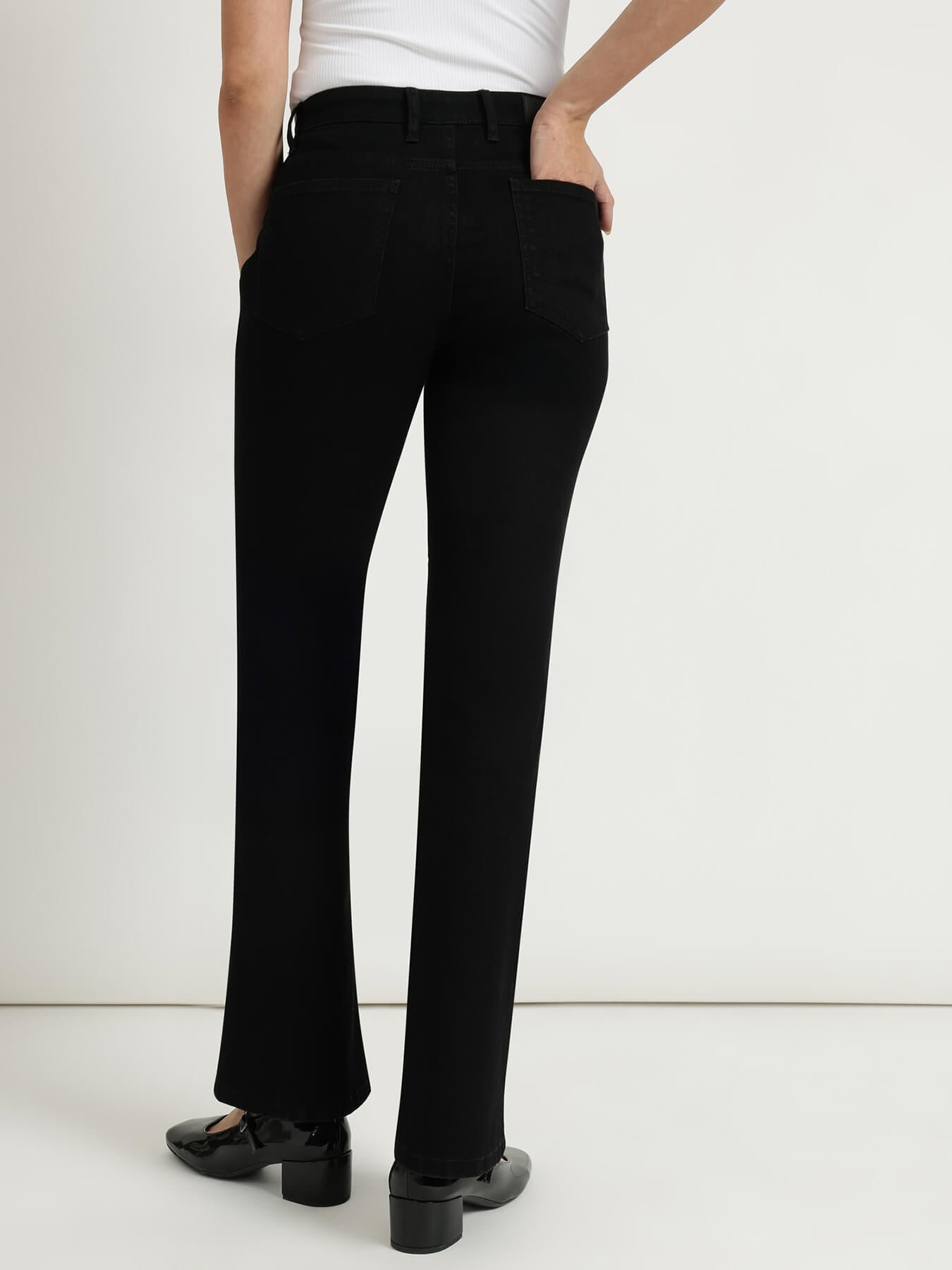 FableStreet Bootcut Jeans - Black