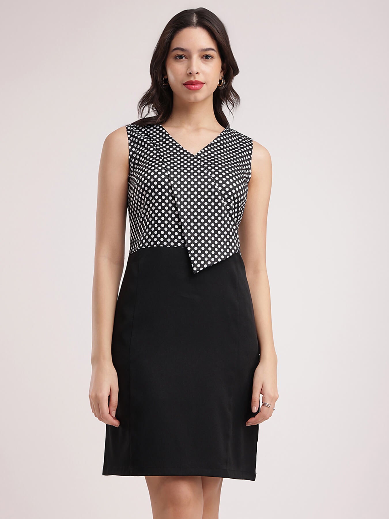 Polka Dot Dress - Black
