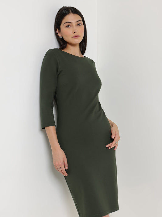Bodycon Dress - Olive