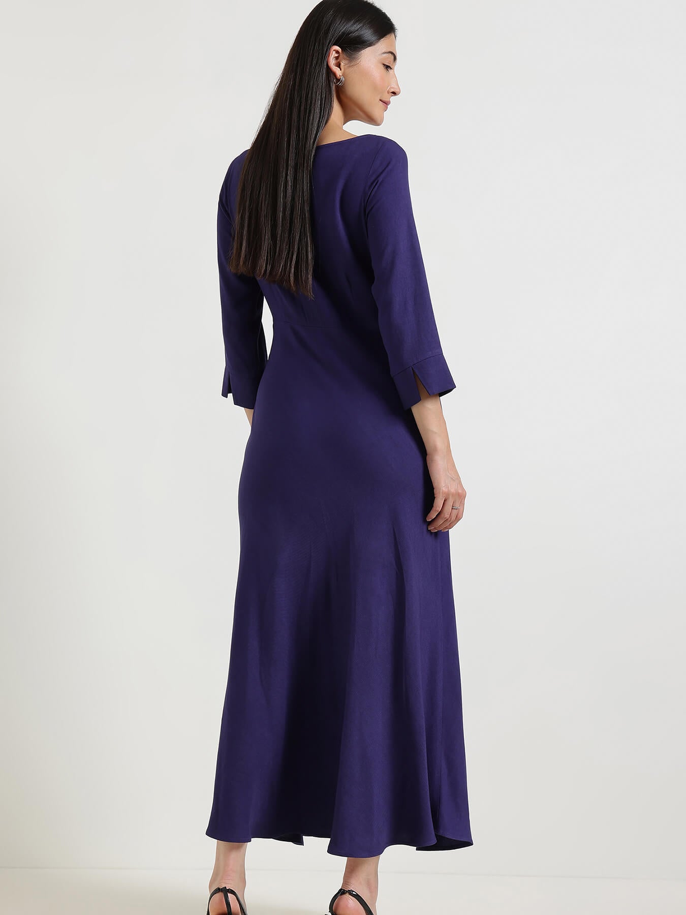 Fit & Flare Maxi Dress - Dark Future Dusk