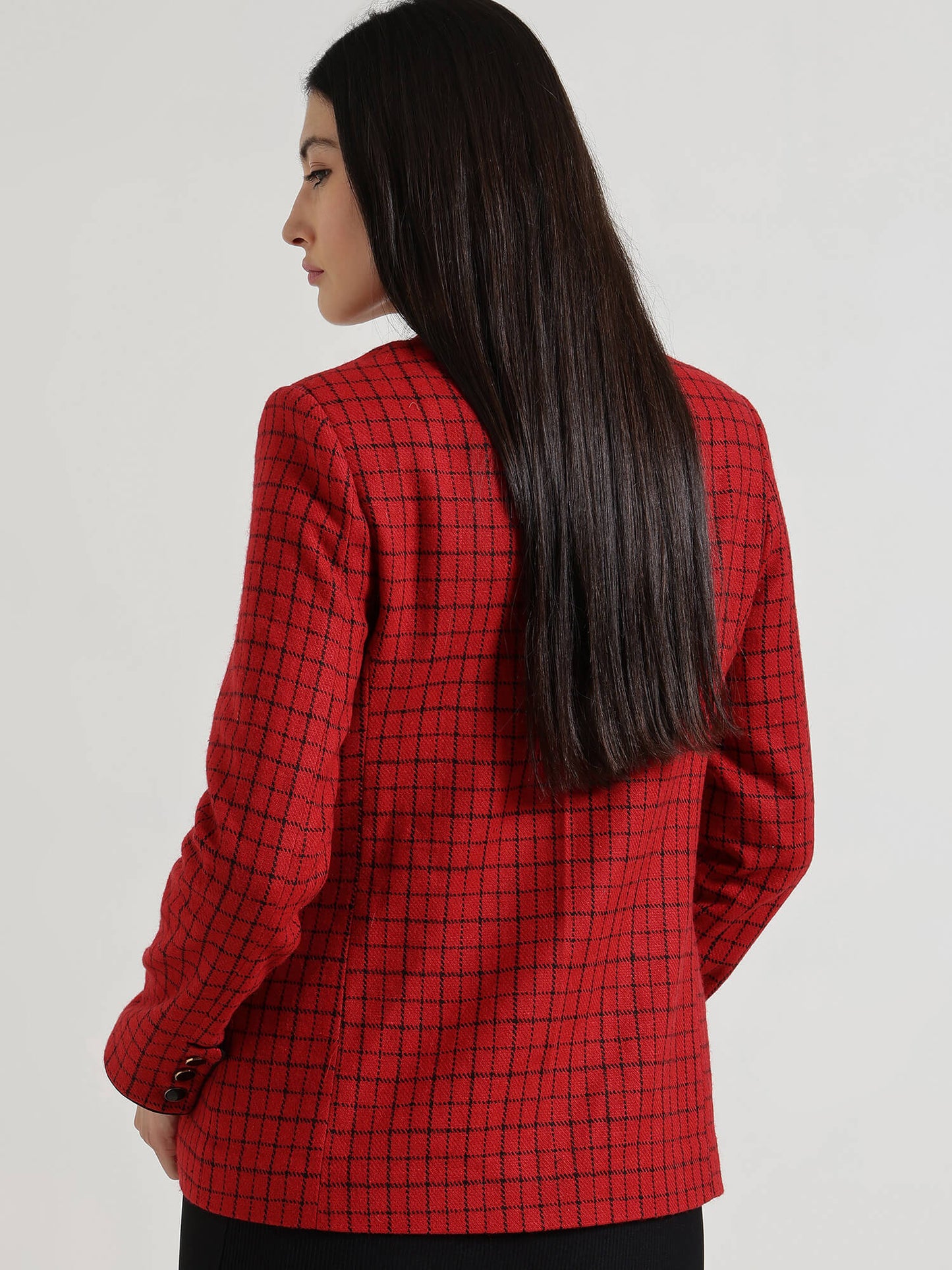 Tweed Jacket - Red