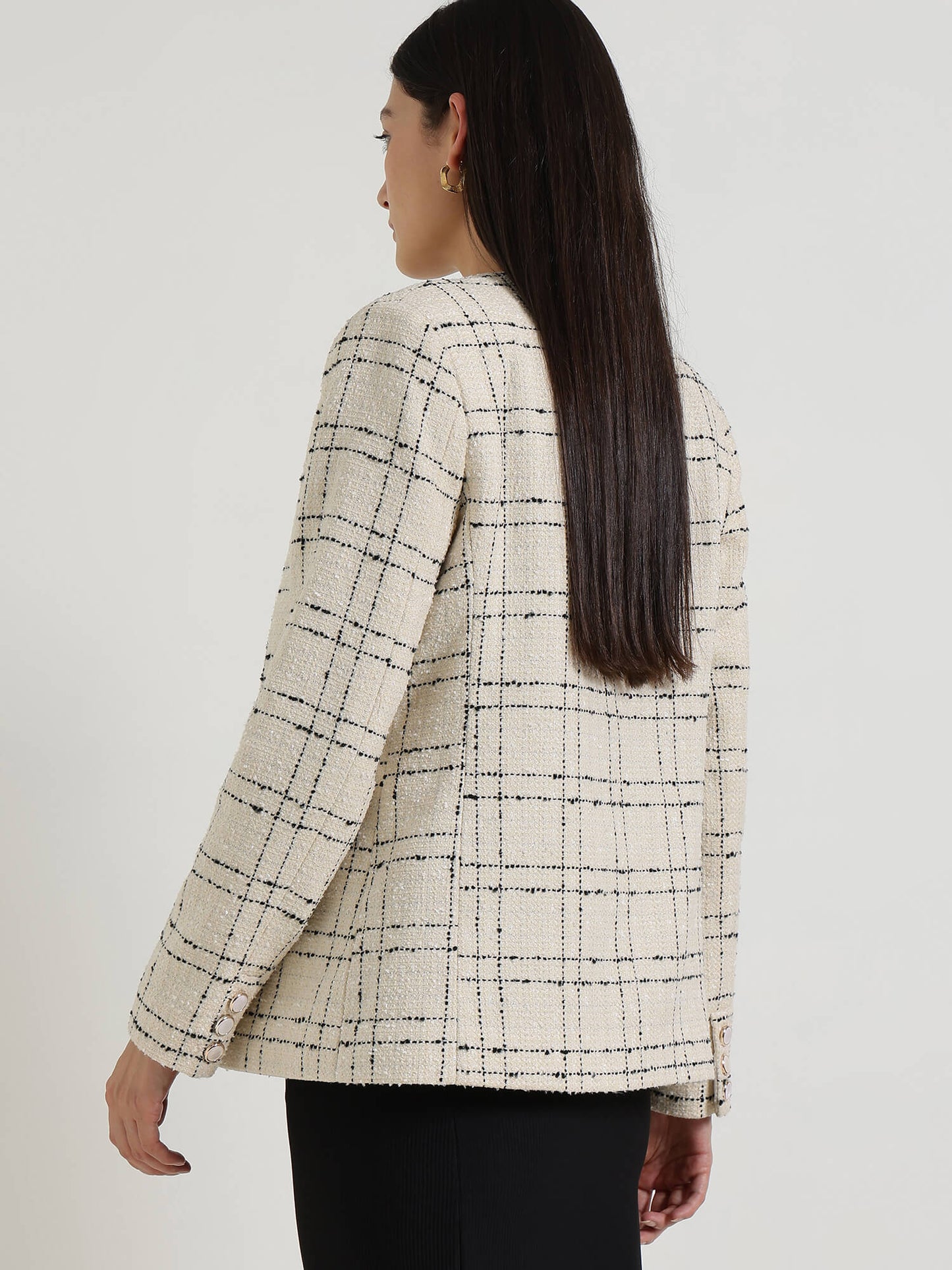 Tweed Jacket - Off White