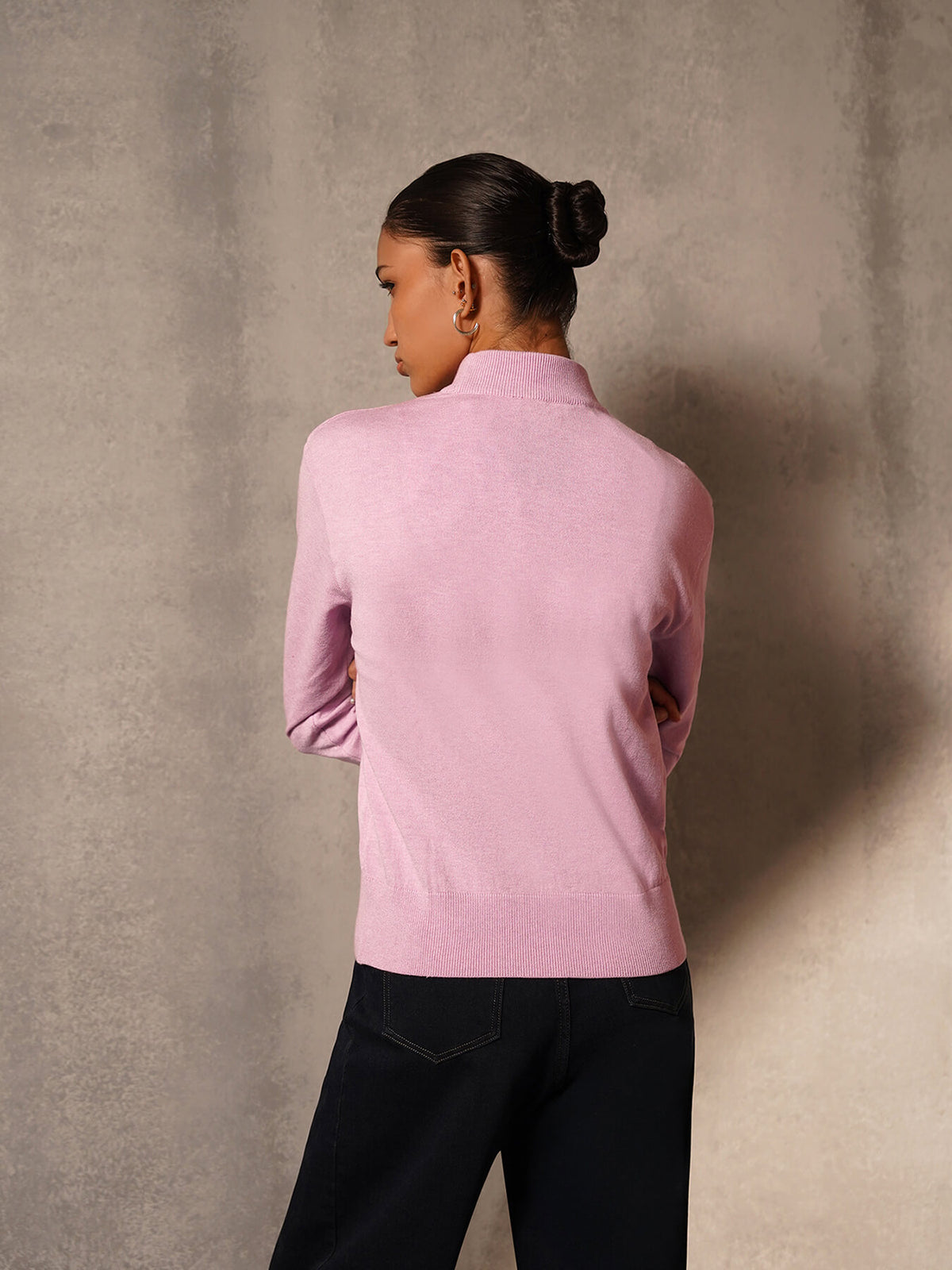 Livsoft Essential Crew Neck Pullover- Lavender