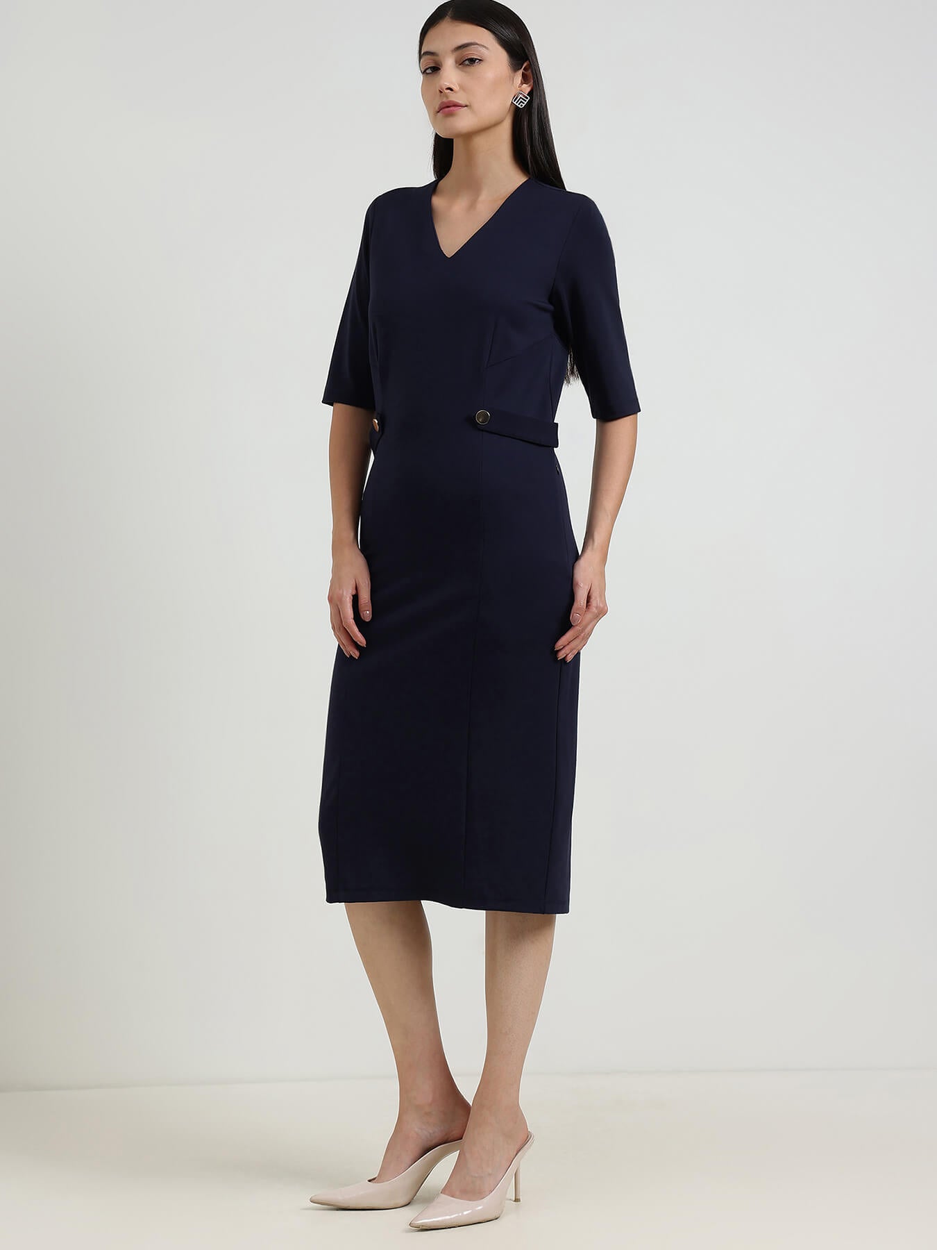 Bodycon Dress - Navy