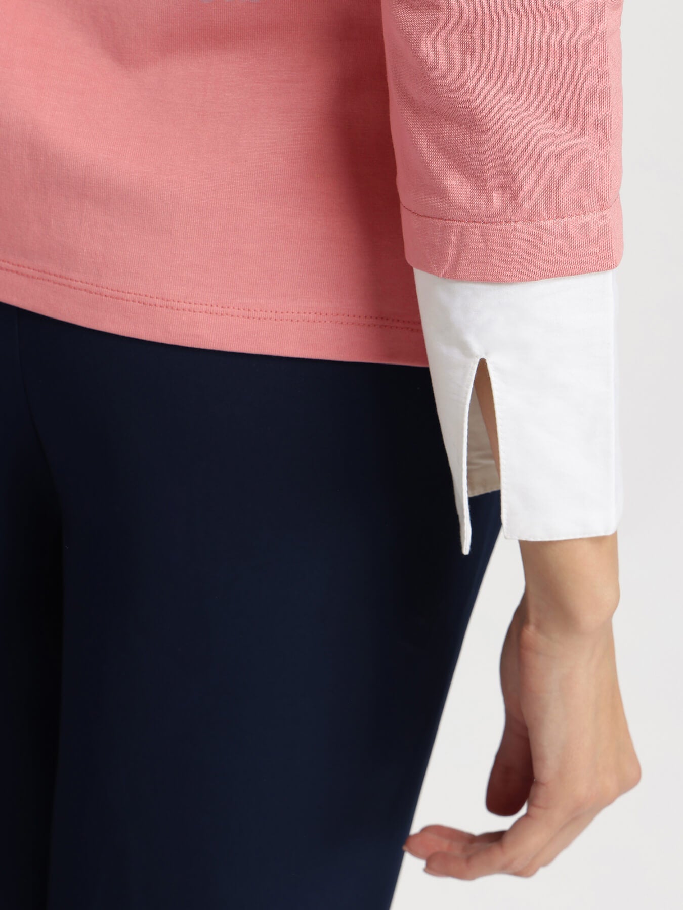Cotton Collar Style Shirt - Pink