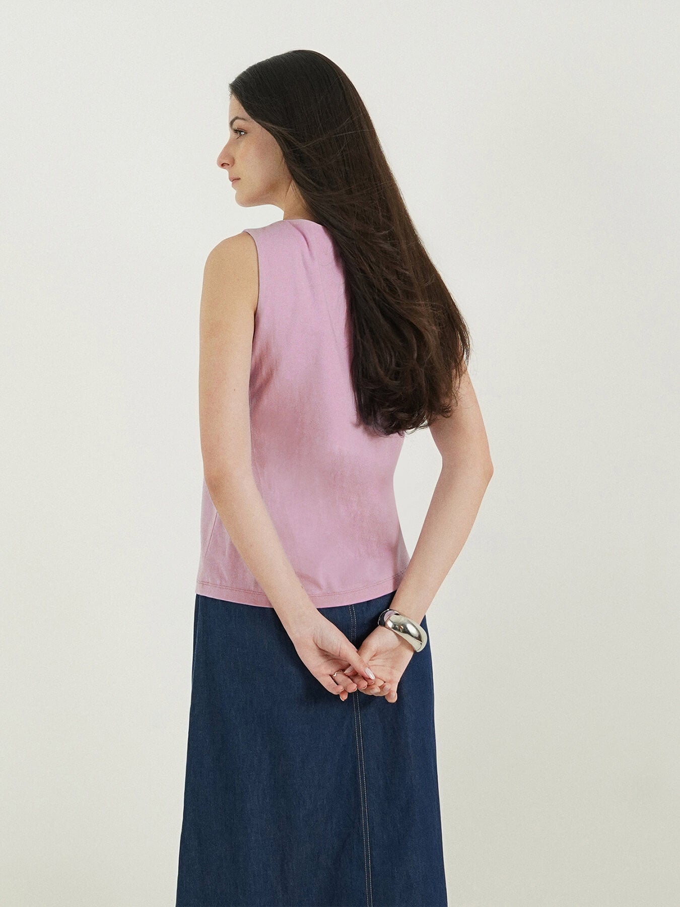 Pure Cotton Top - Lavender