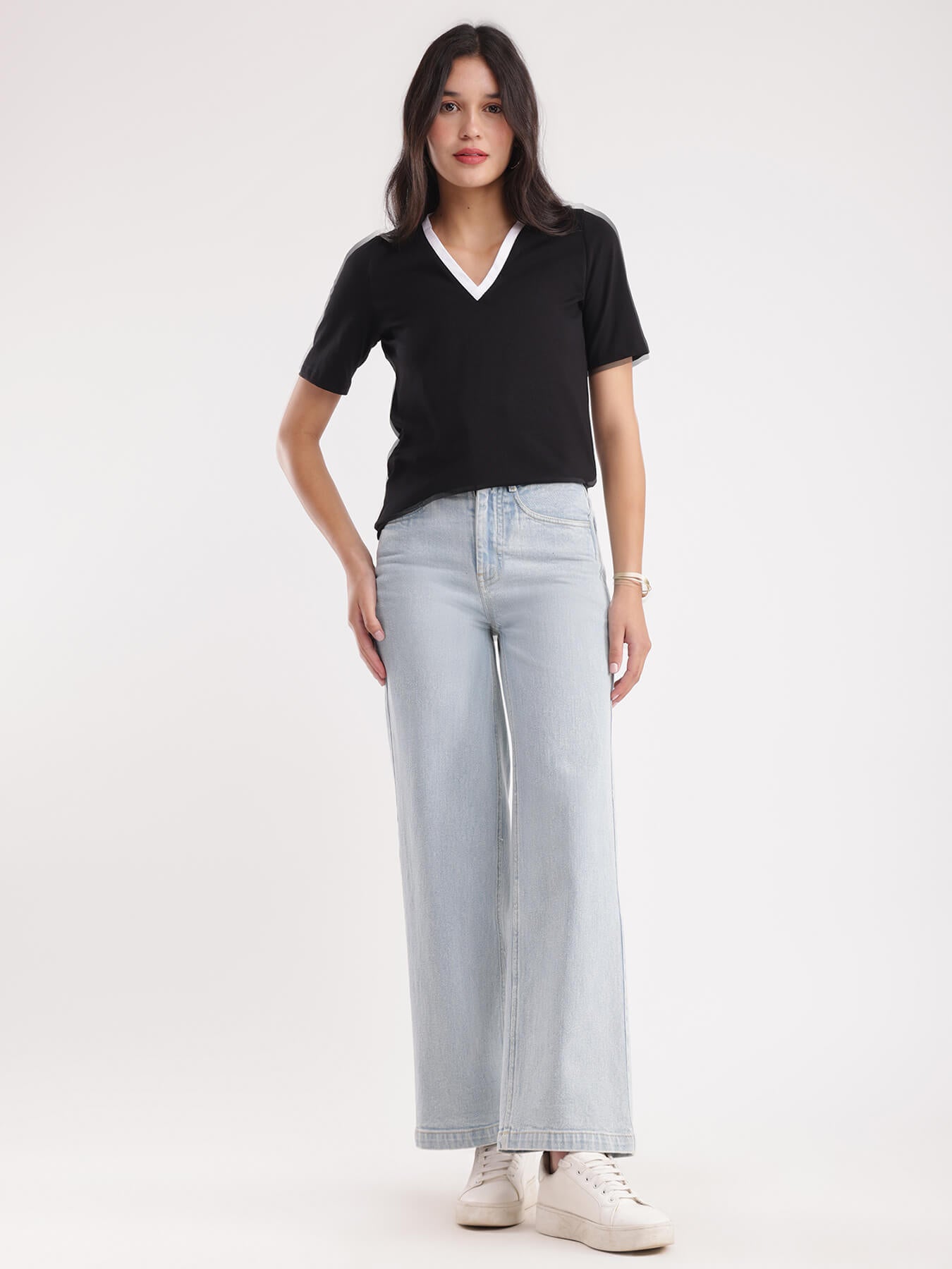 LivSoft Cotton T-Shirt - Black And White