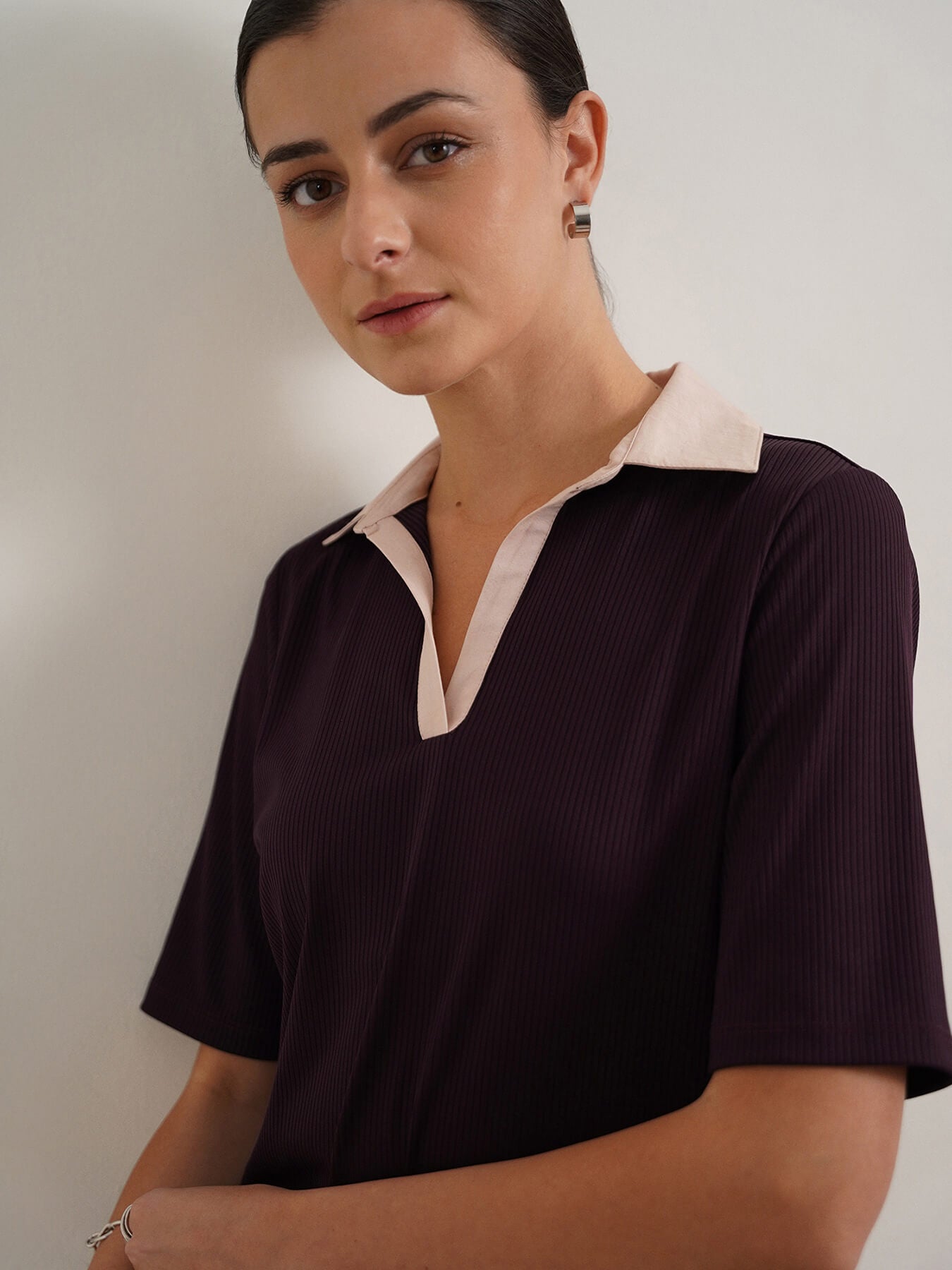 Polo T-shirt - Purple