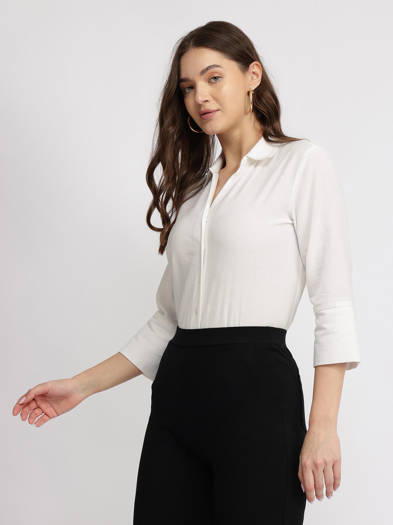 Classic Cotton Shirt - White