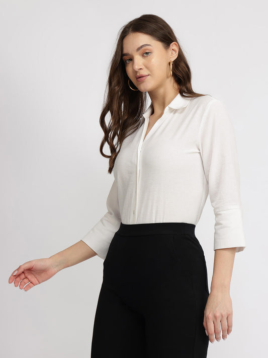 Classic Cotton Shirt - White