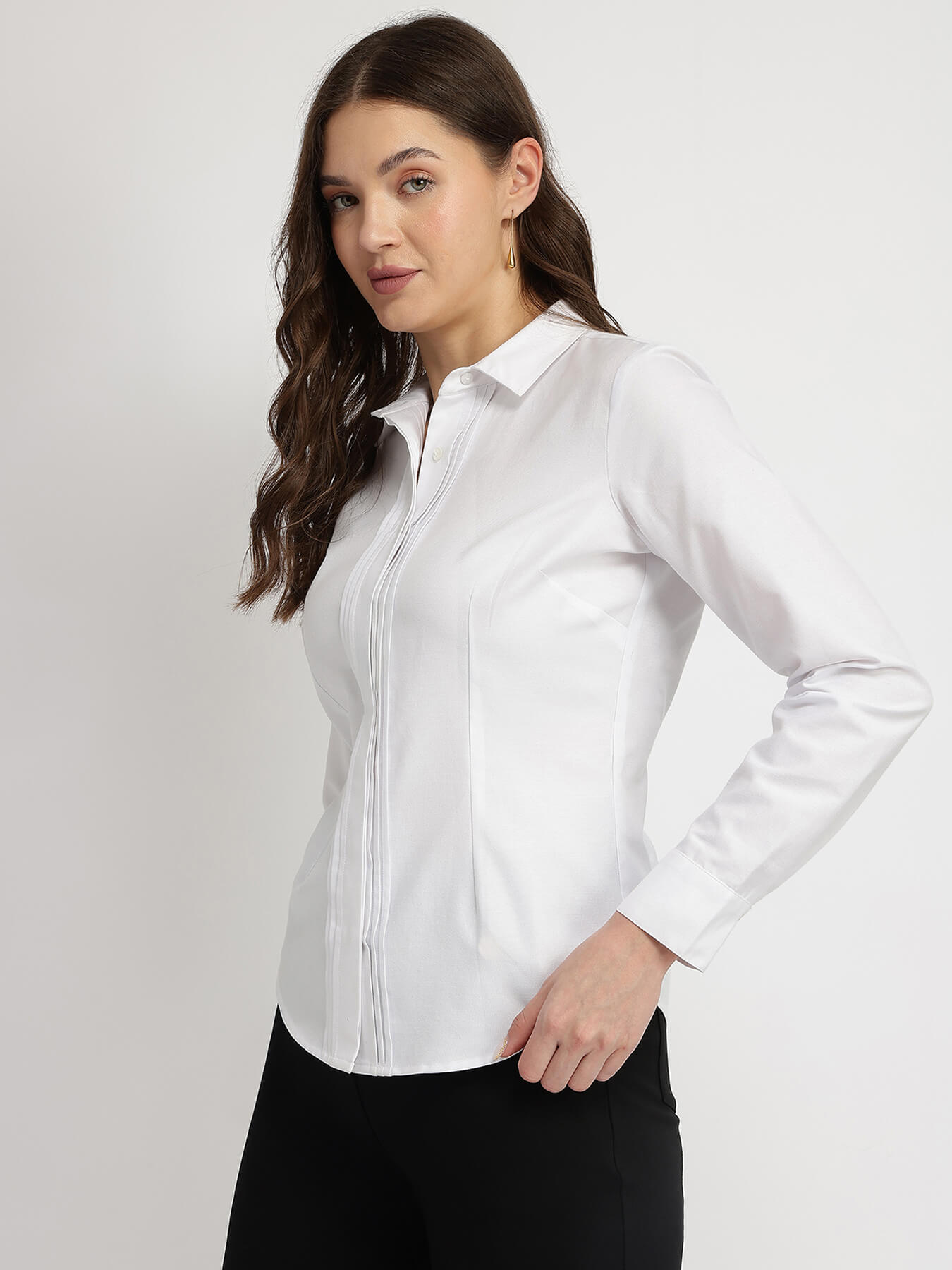 Cotton Oxford Shirt - White