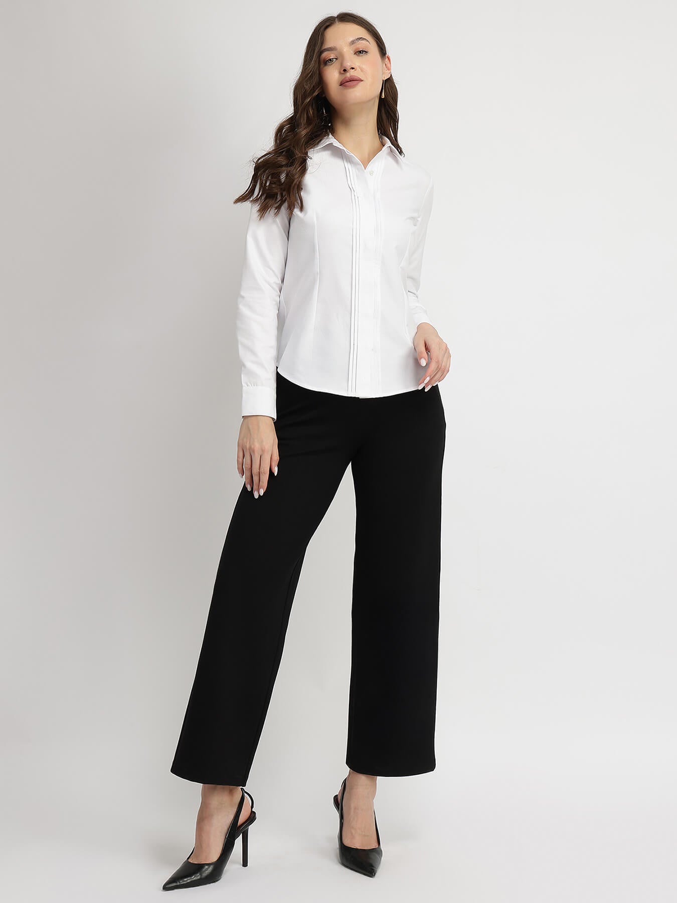 Cotton Oxford Shirt - White