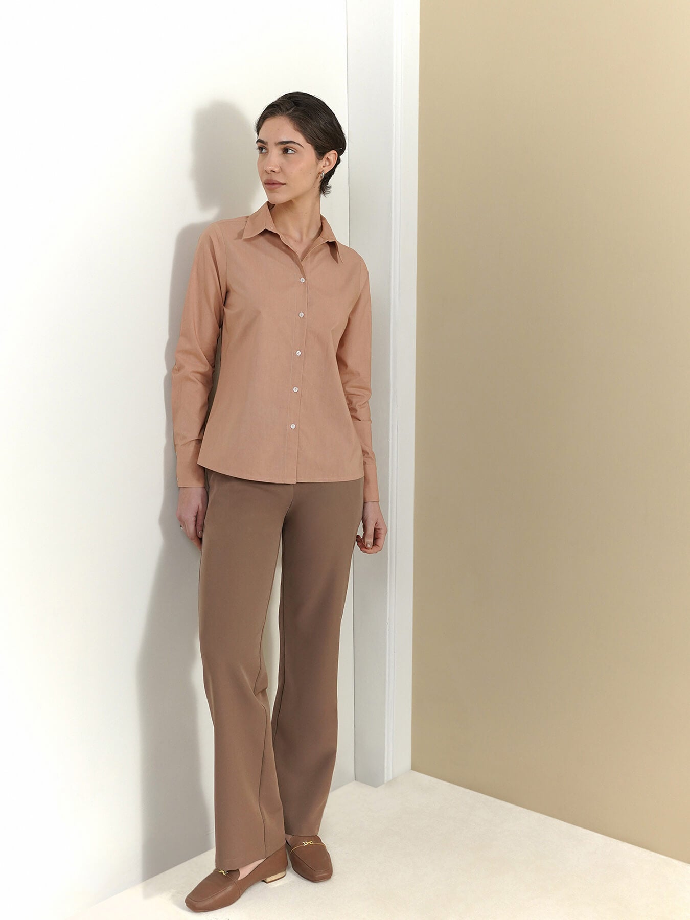 Cotton Shirt - Caramel
