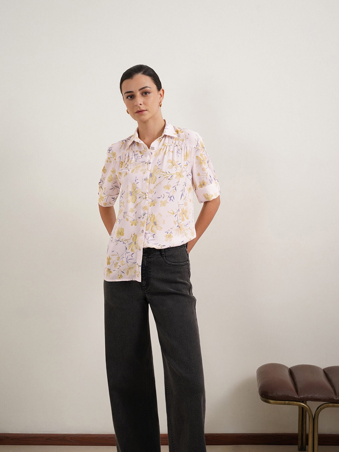 Floral Shirt - White