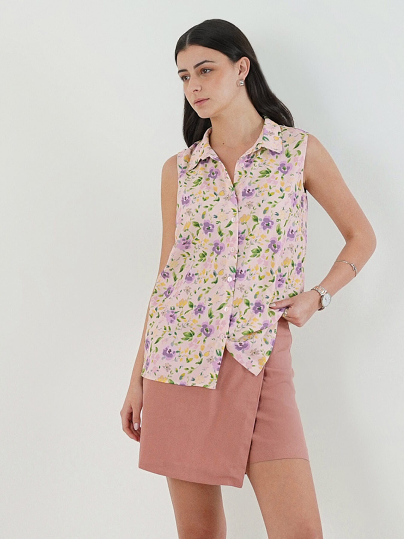 Floral Shirt - White