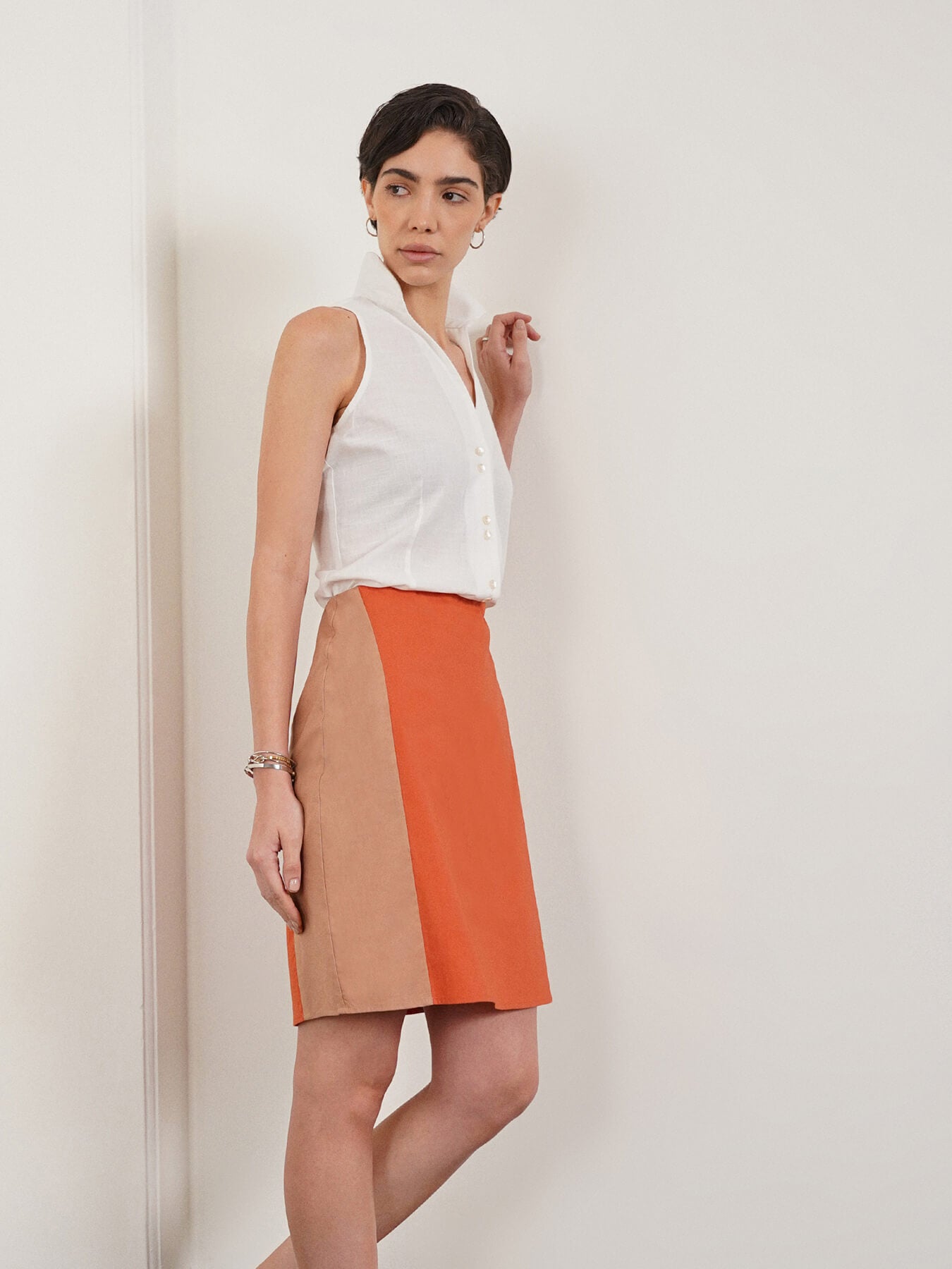 Pure Cotton Shirt - White