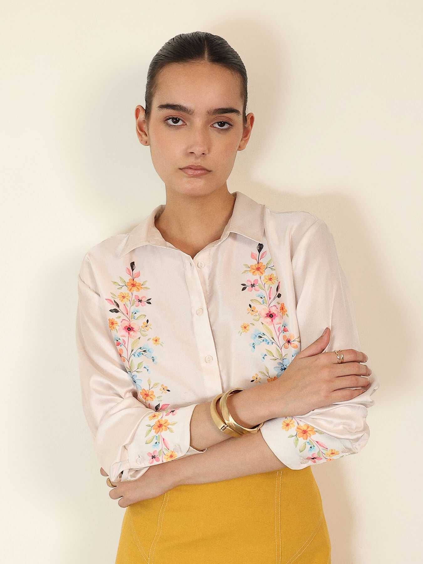 Floral Shirt - White
