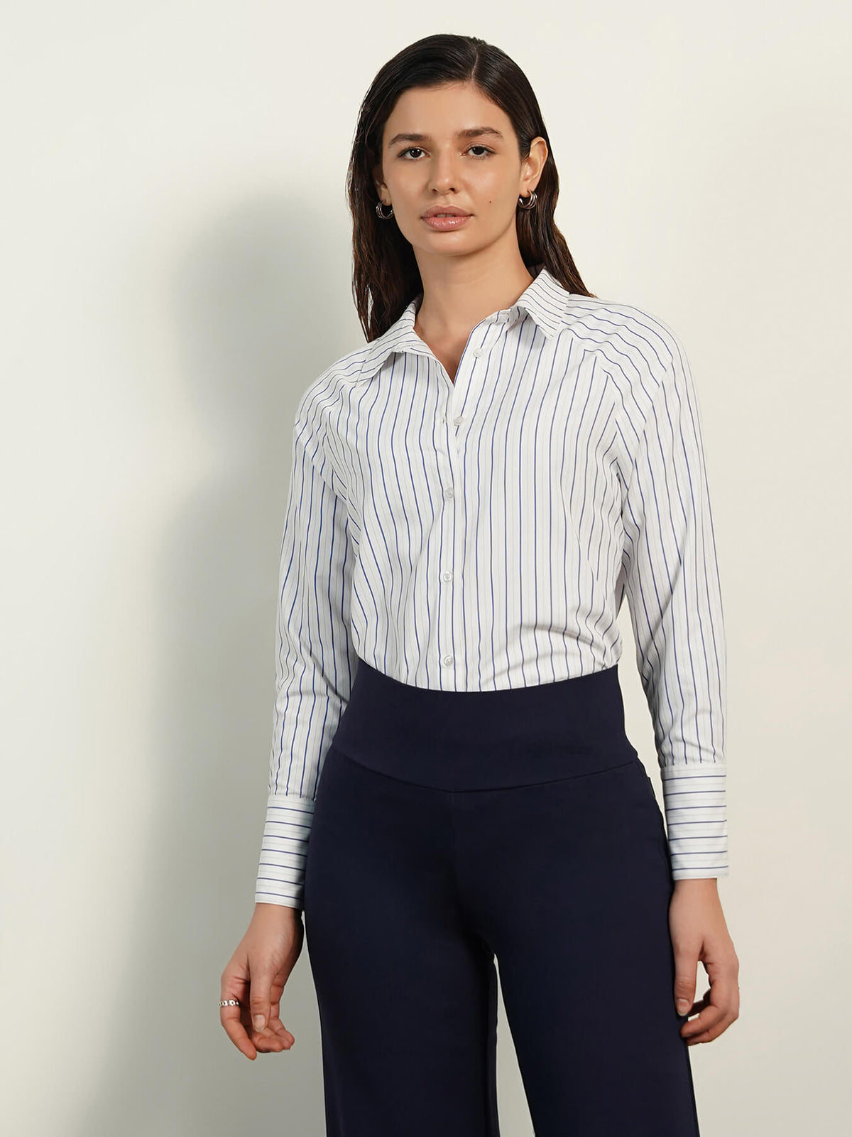 Striped Shirt - White