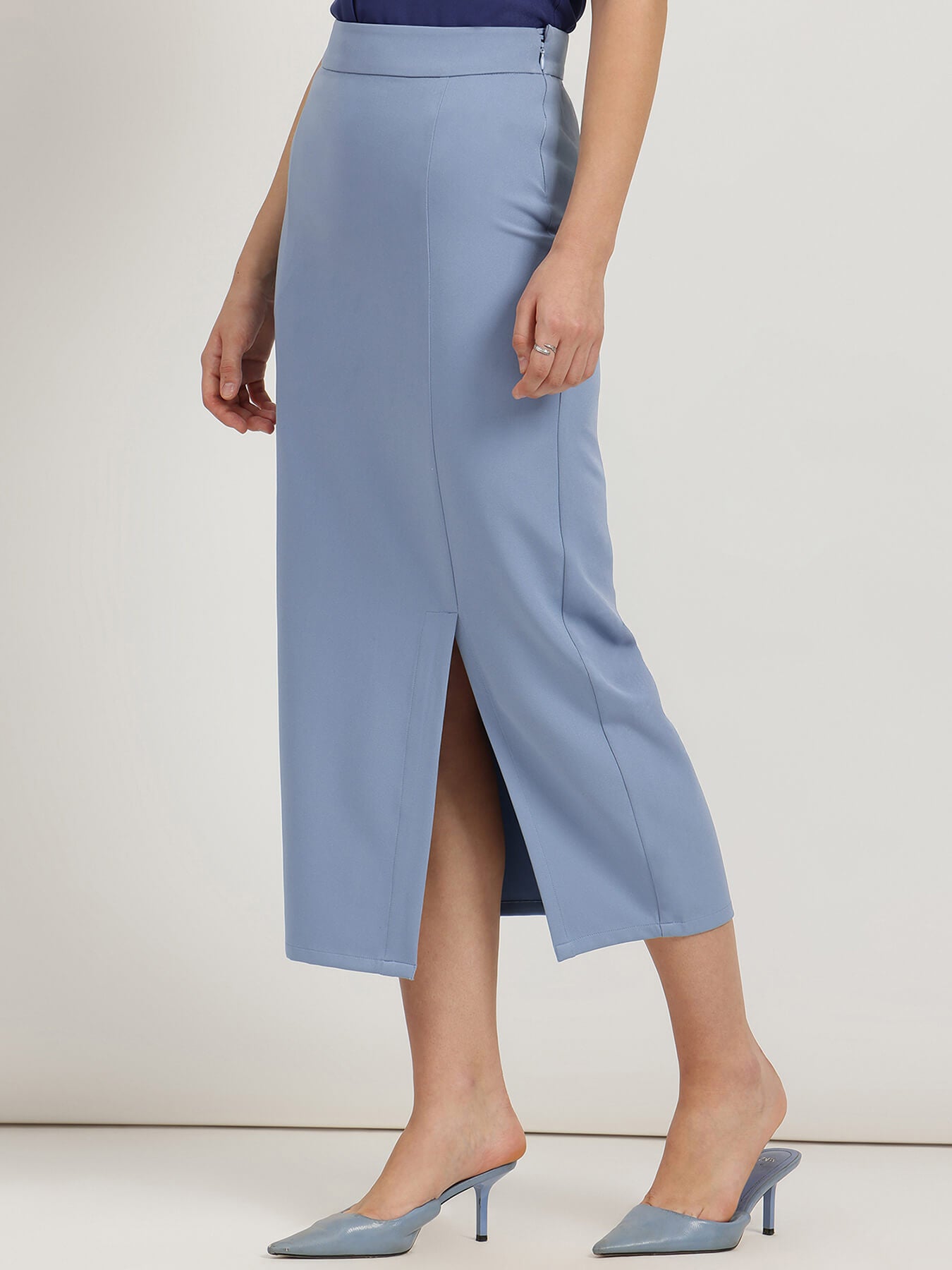 Pencil Skirt - Blue