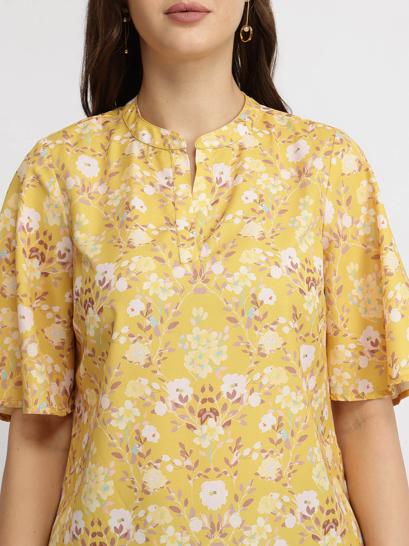 Floral Top - Yellow