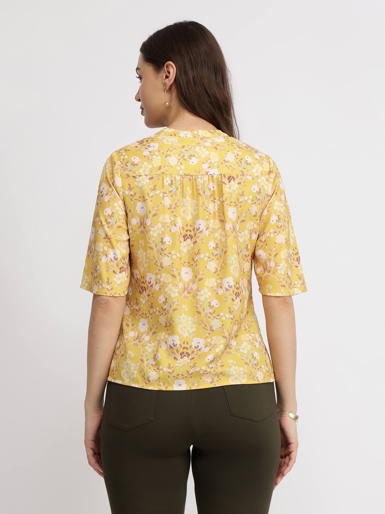 Floral Top - Yellow