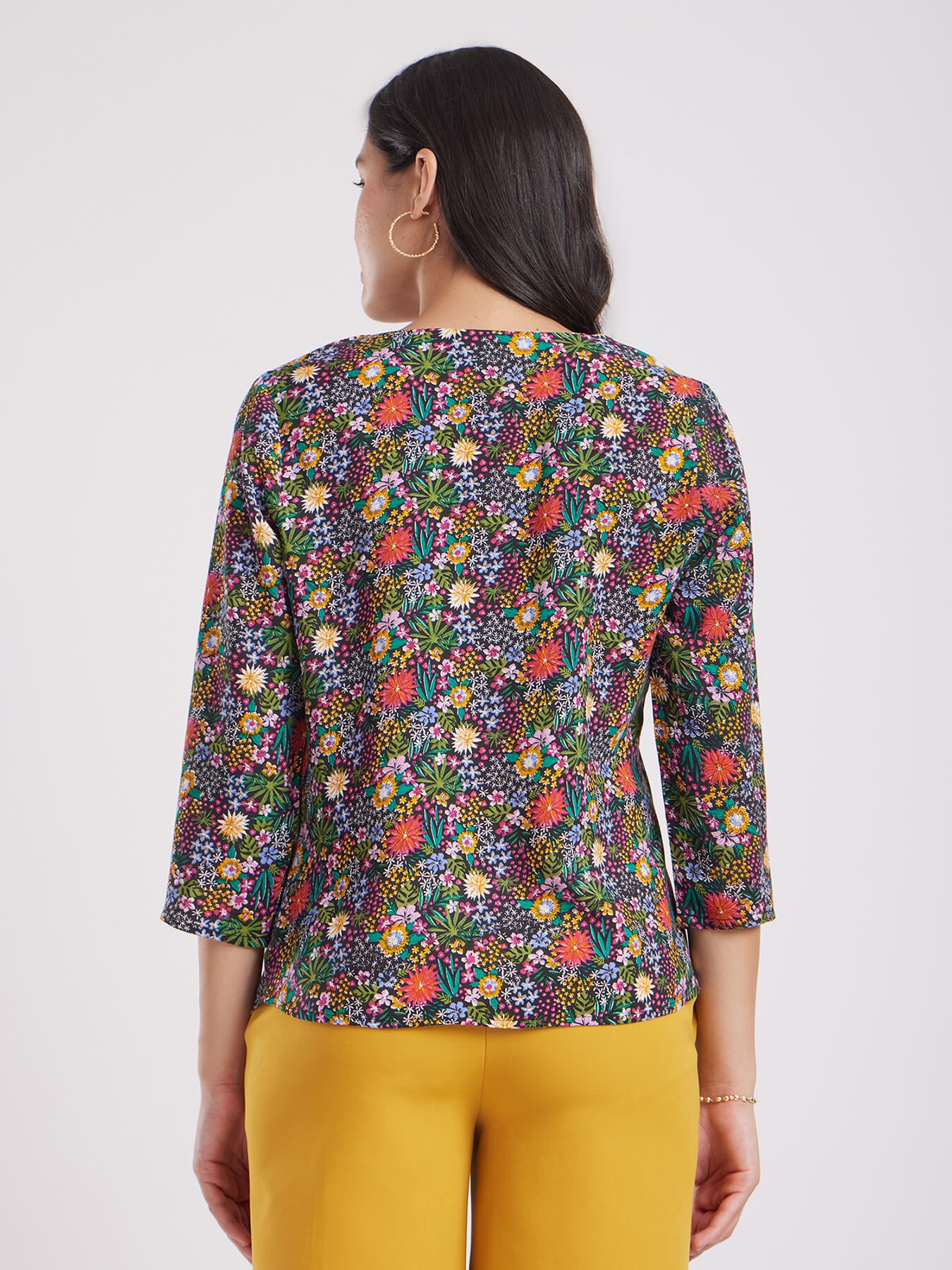 Sweetheart Neck Top - Black