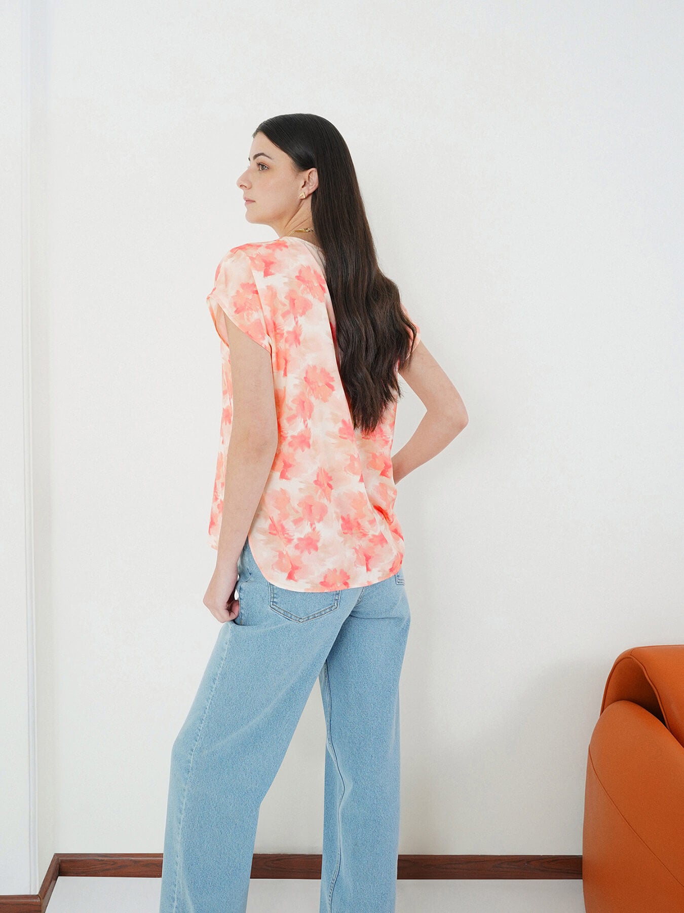 Floral Top - Off White