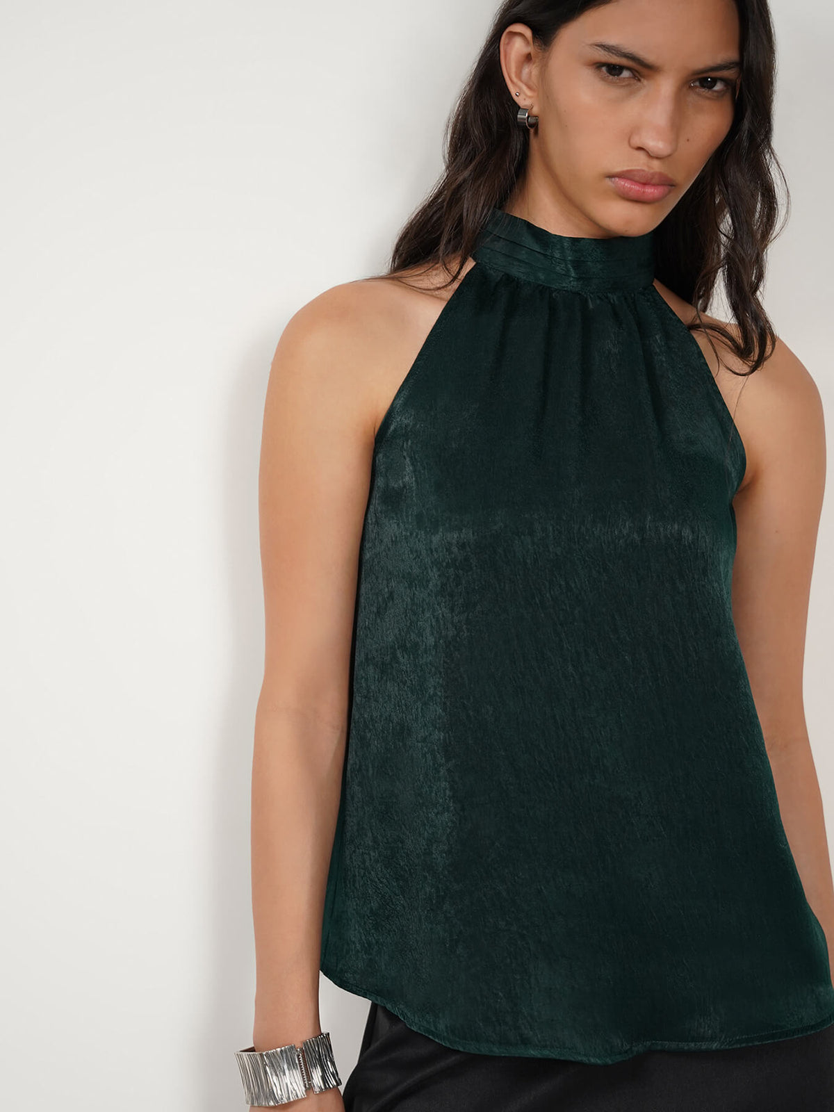 Halter Neck Top - Green