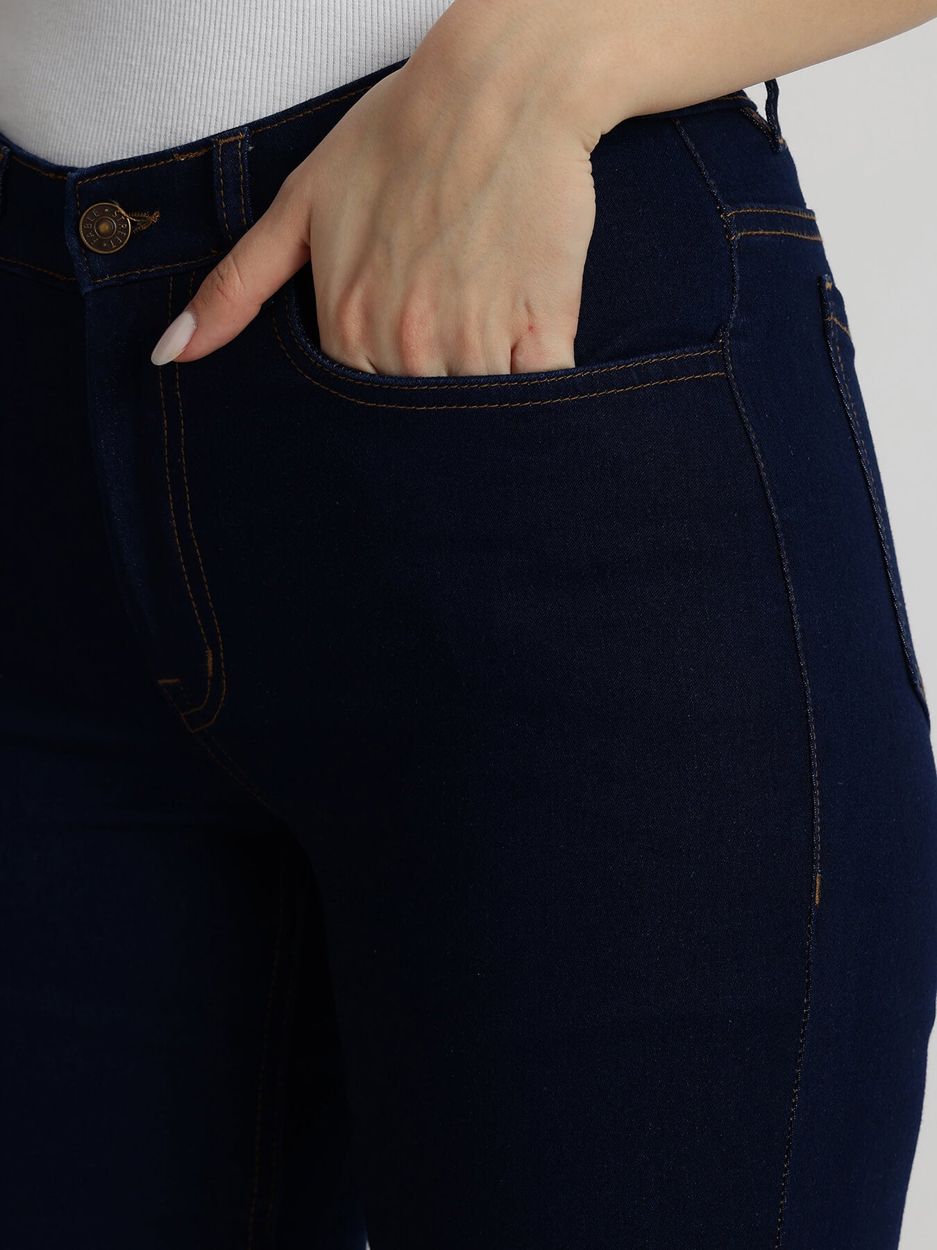 Bootcut Jeans - Navy Blue