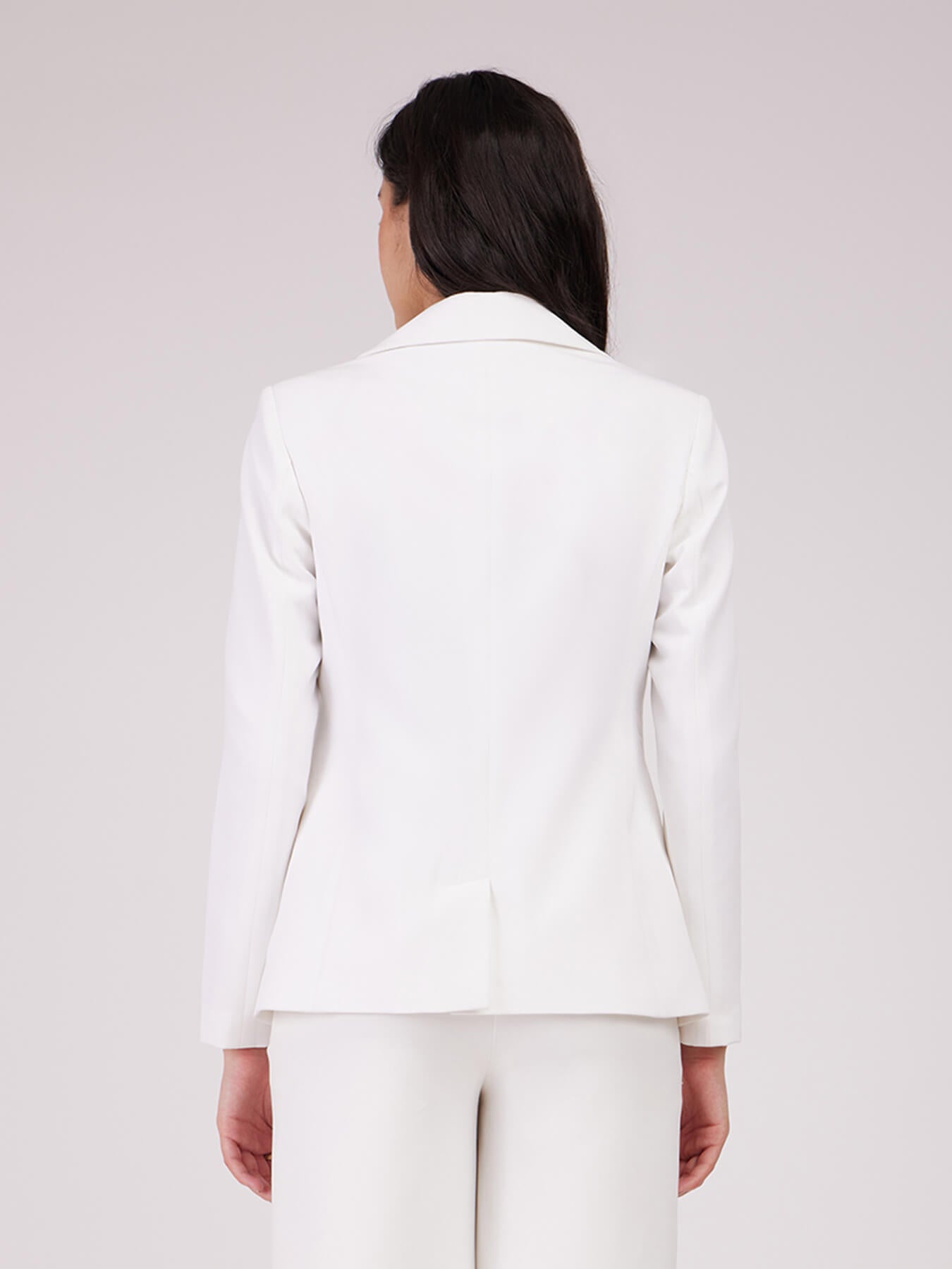 Single Breasted Blazer - Off White
