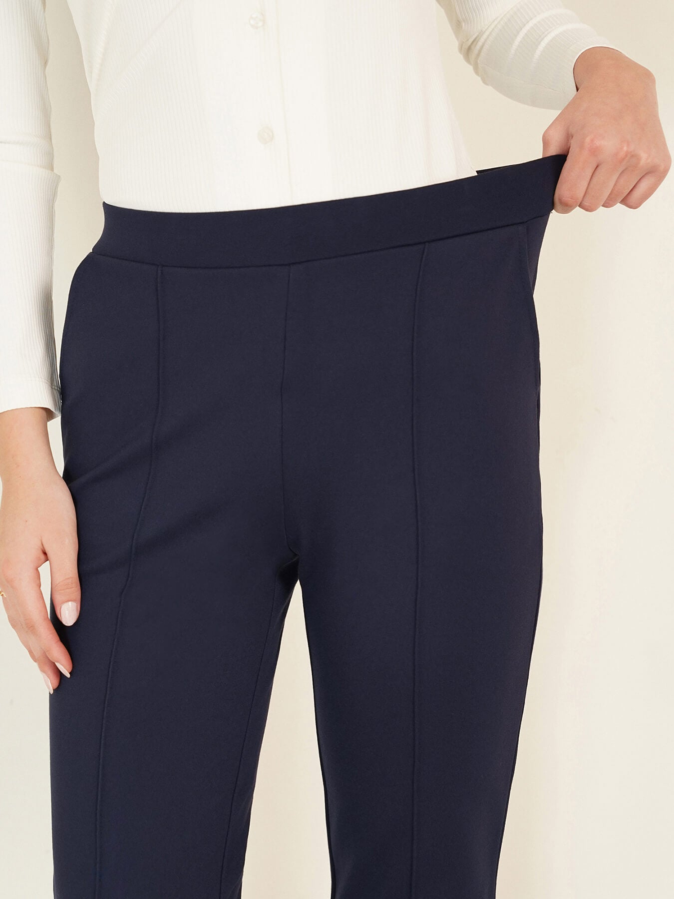 LivIn Straight Pants - Navy