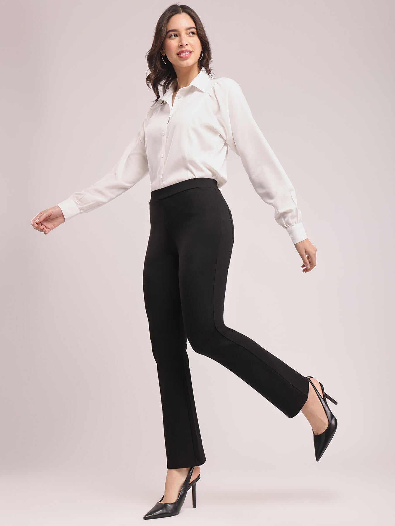 LivIn Bootcut Pants - Black