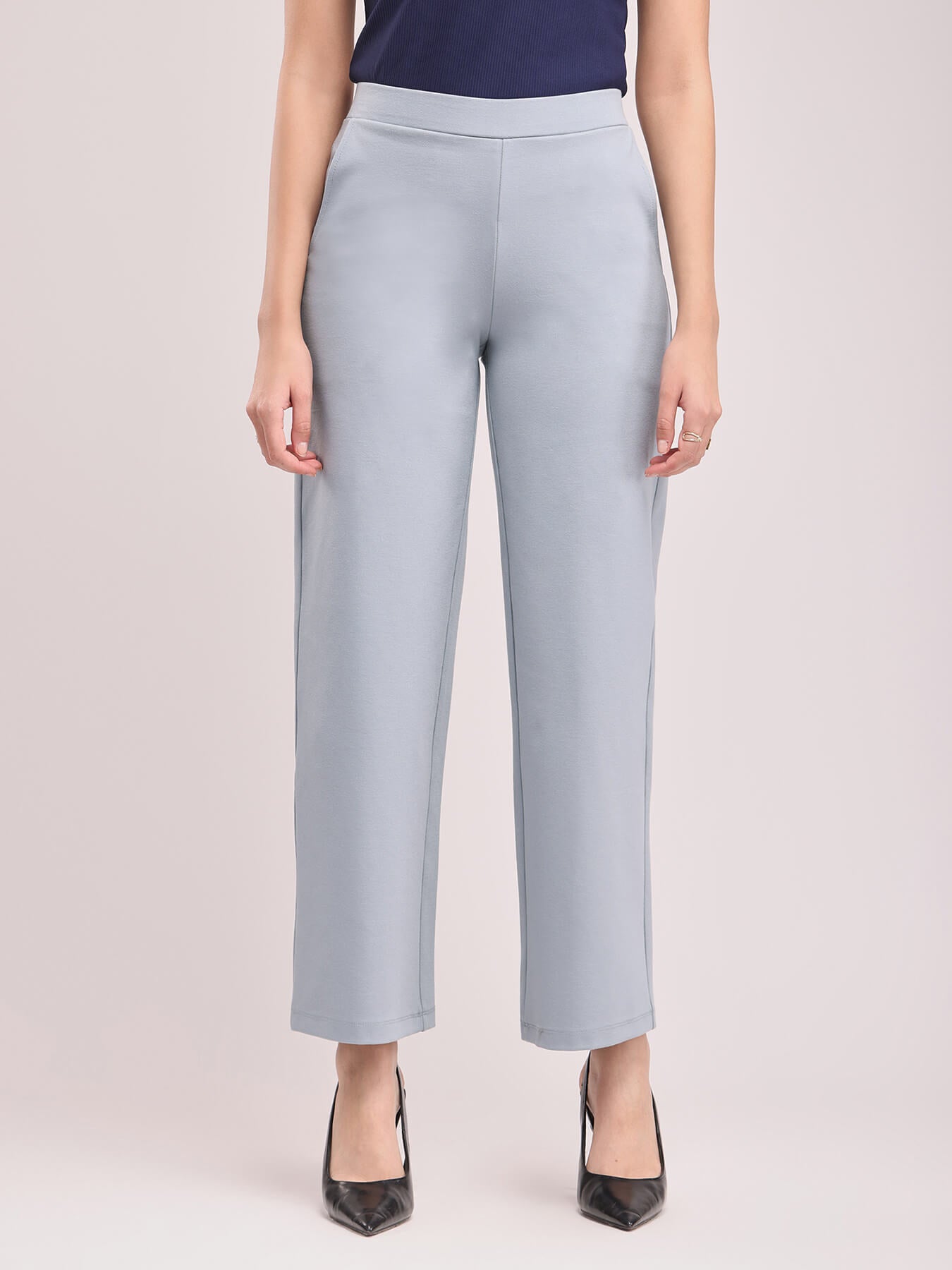 LivIn Wide Leg Pants - Grey