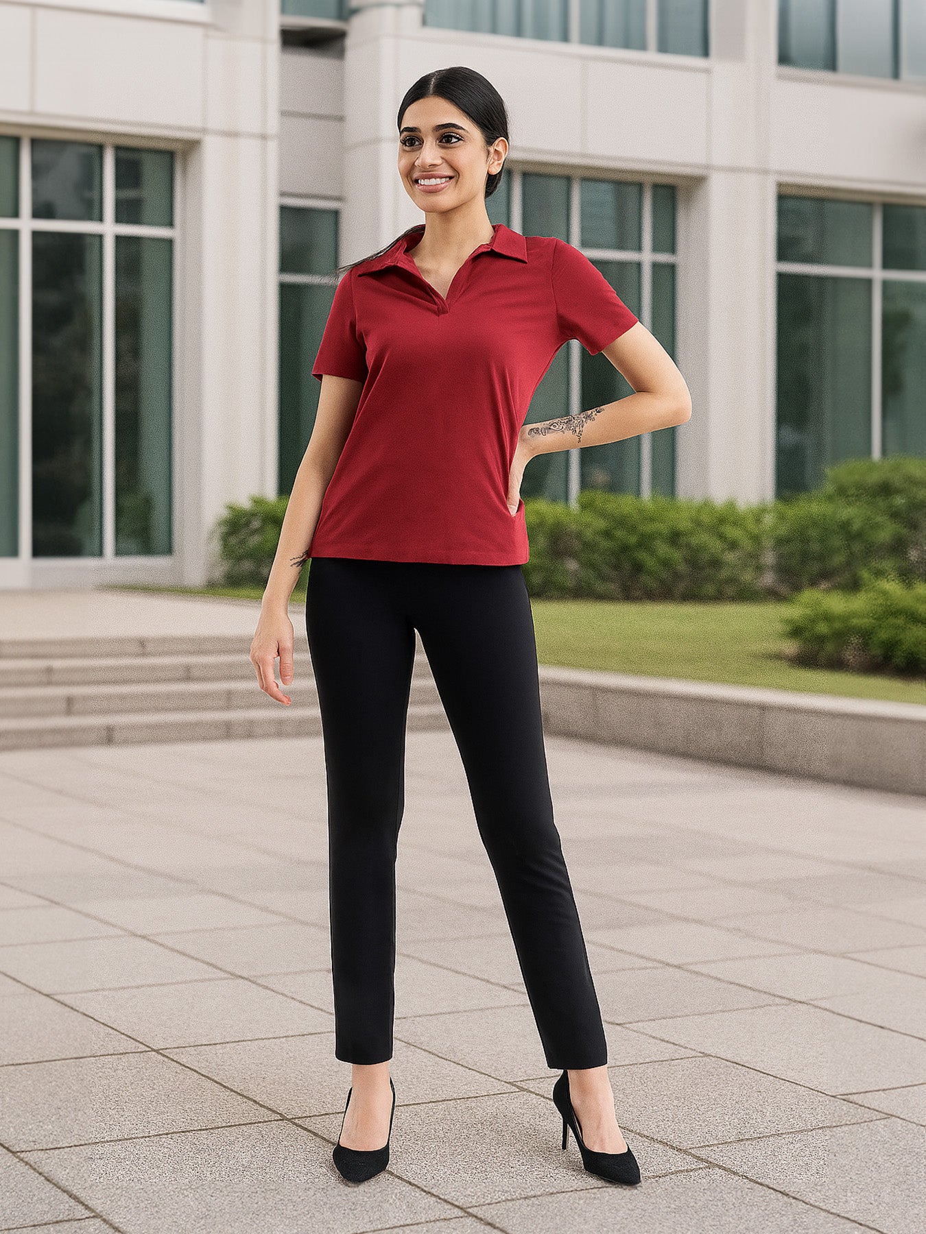 LivIn Air Straight Pants - Black