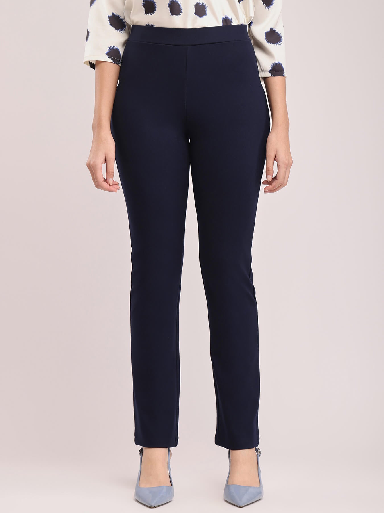 LivIn Bootcut Pants - Navy