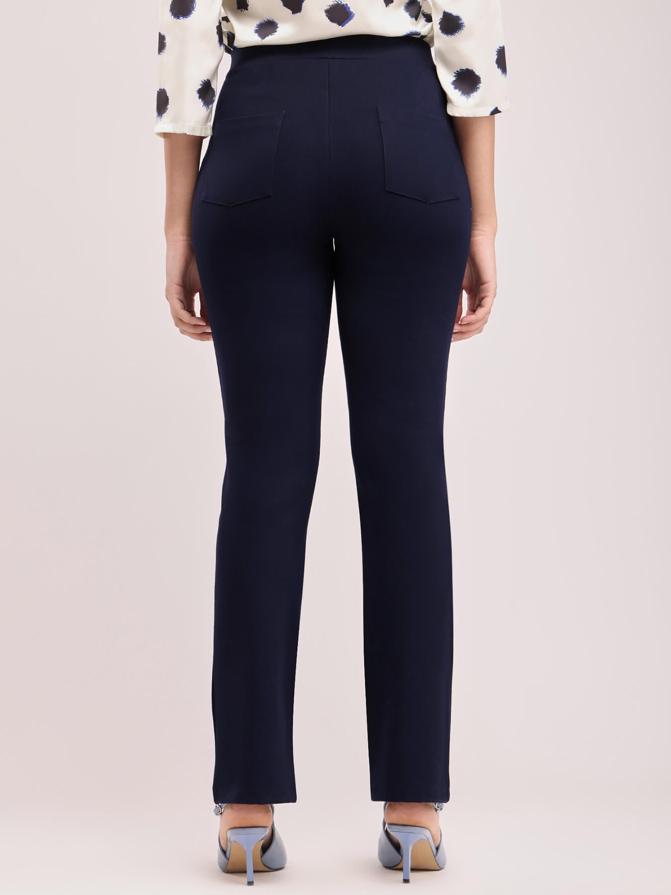 LivIn Bootcut Pants - Navy