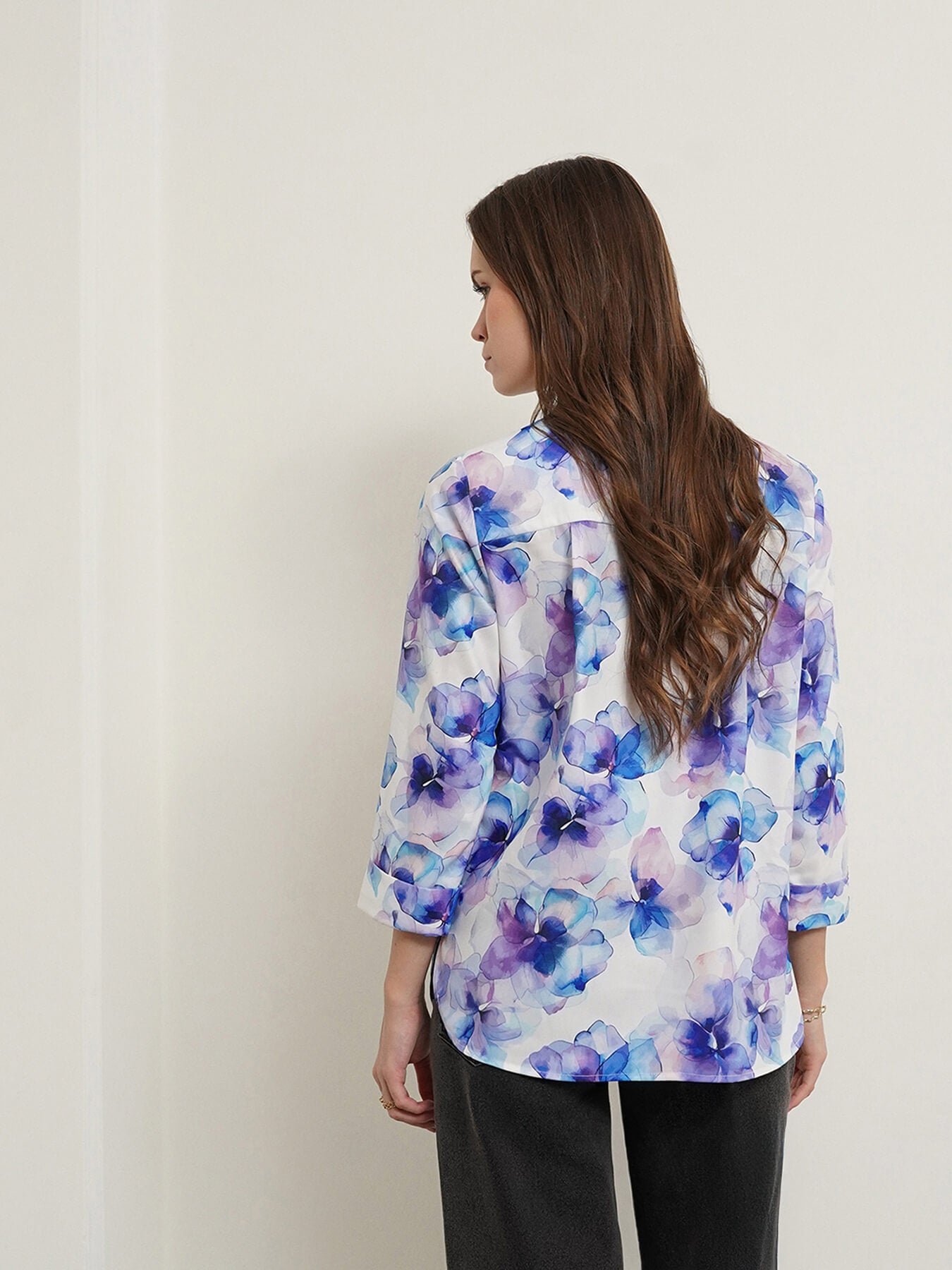 Floral Top - Blue