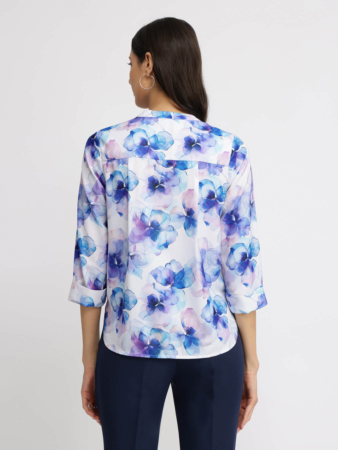 Floral Top - Blue