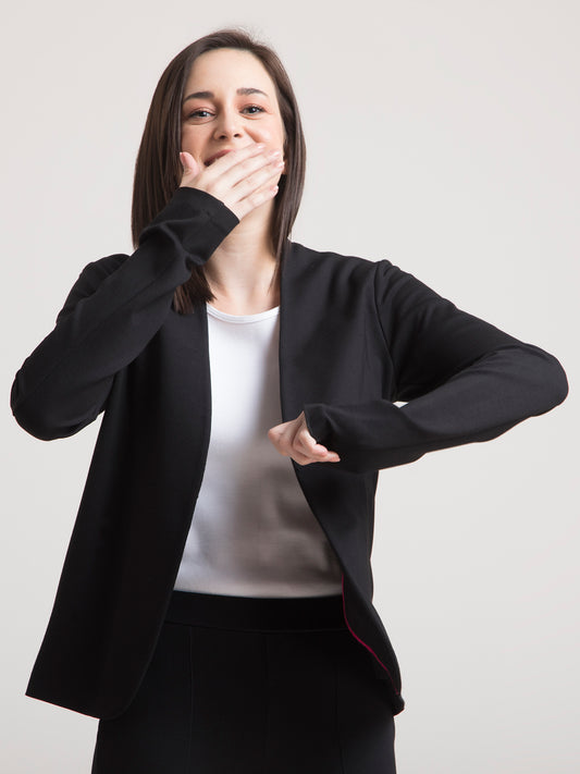 4 Way Stretch LivIn Jacket - Black| Formal Jackets