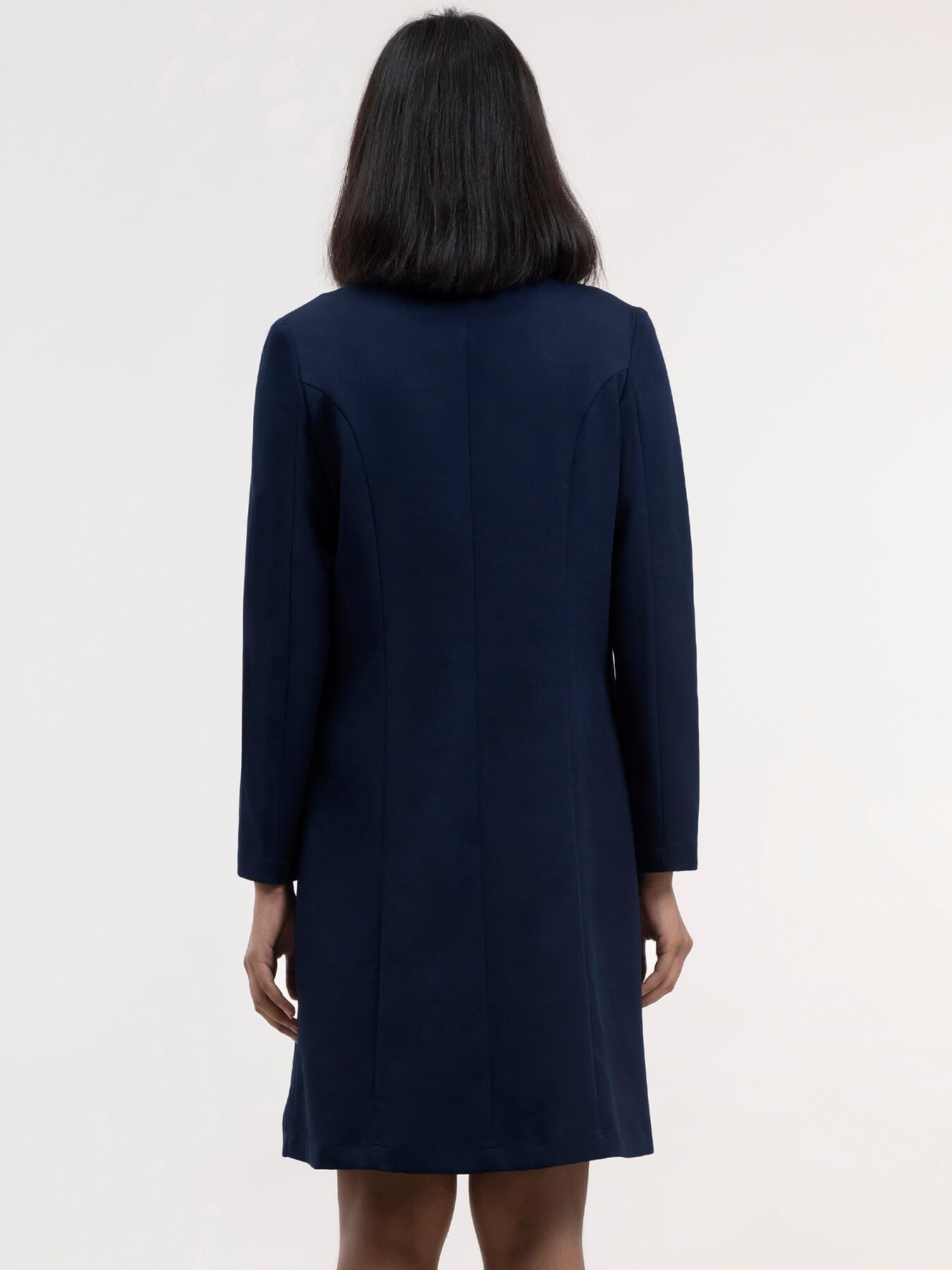 A Line Blazer Dress - Navy Blue| Formal Dresses