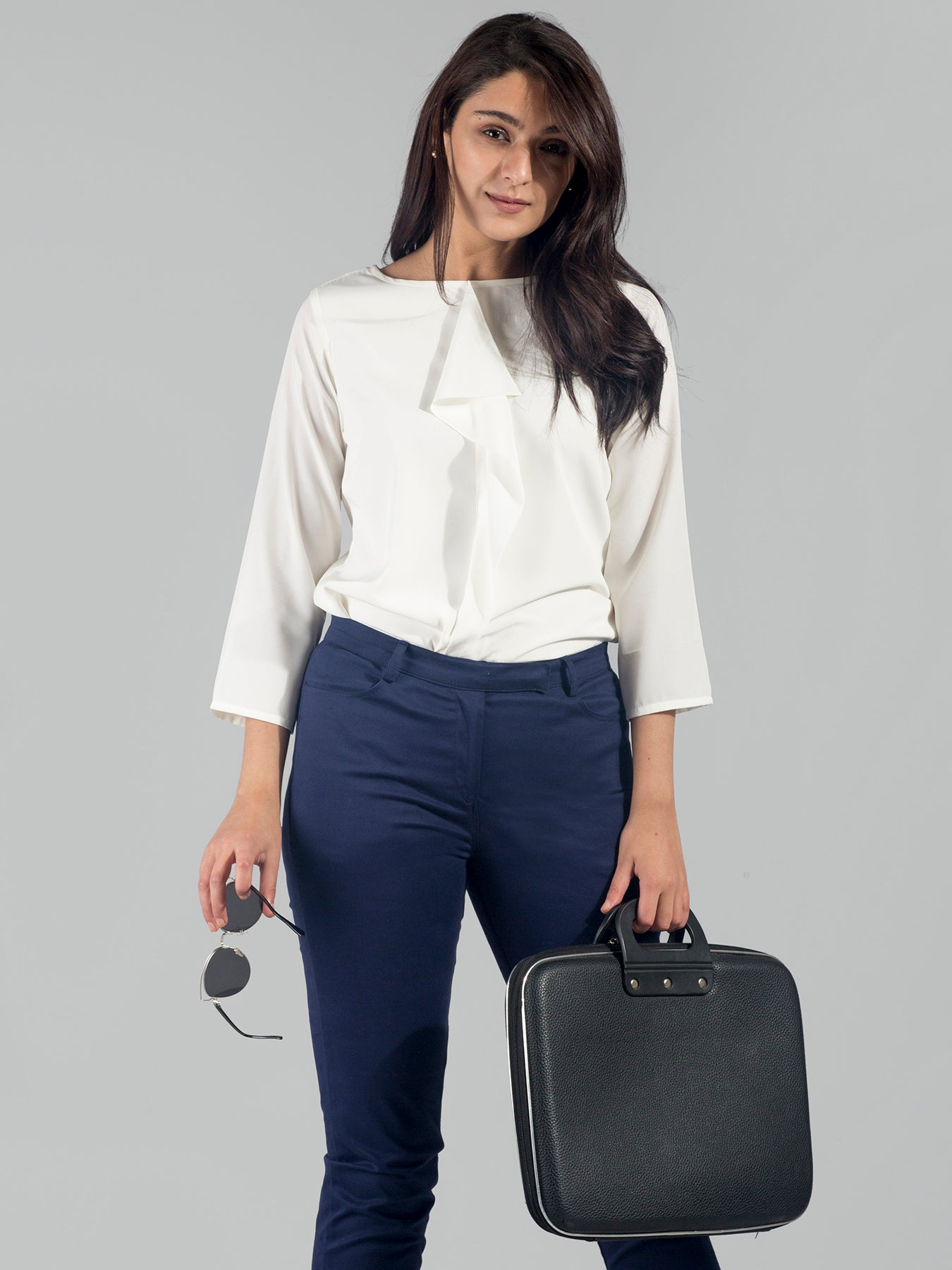 Layered Ruffle Top - Off White| Formal Tops