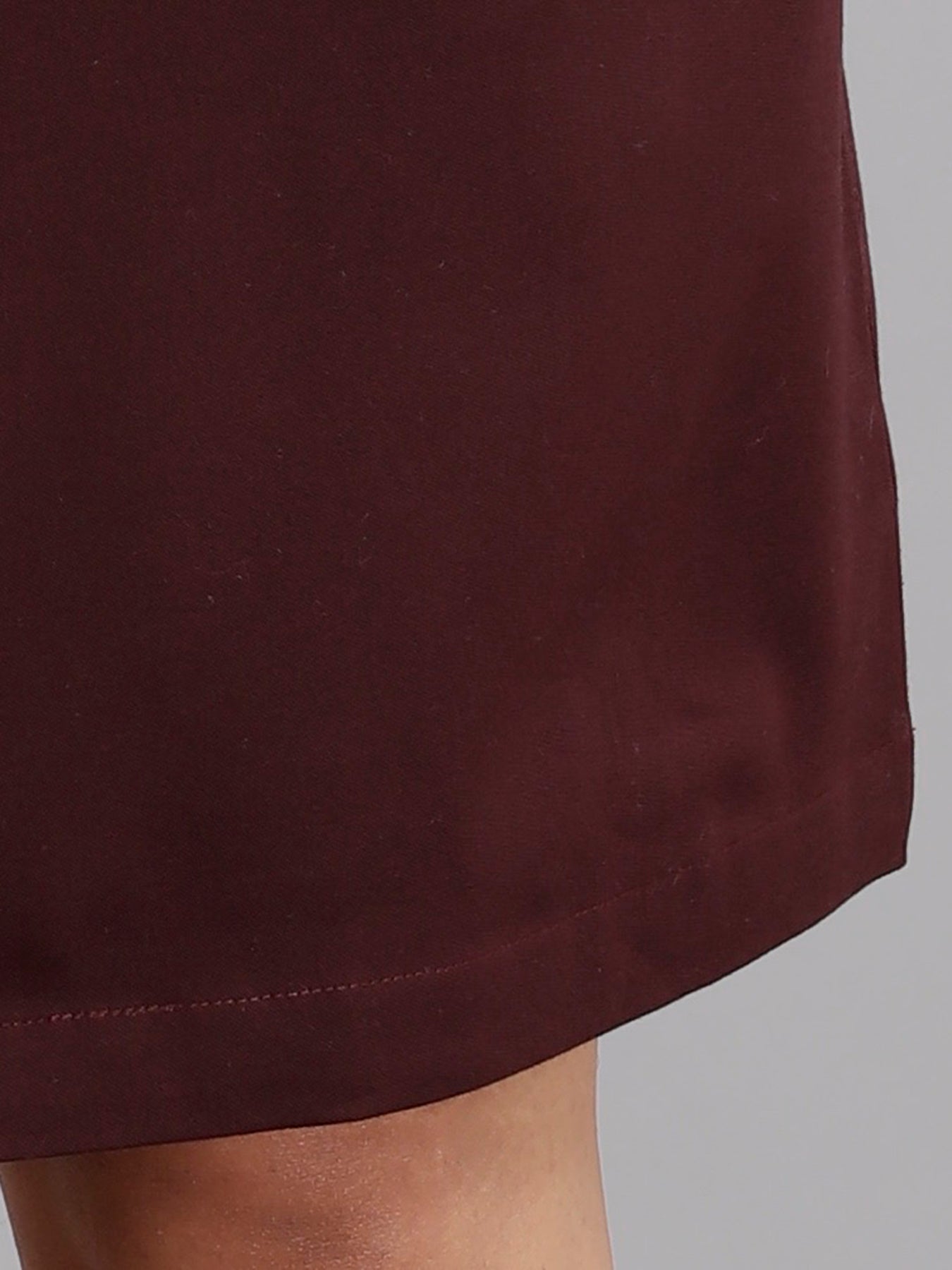 A Line Skirt - Maroon| Formal Skirts
